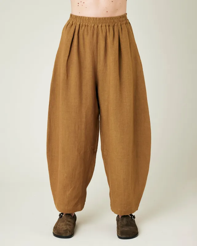 Daisy Bronze Linen Trousers sold by Beyond Nine