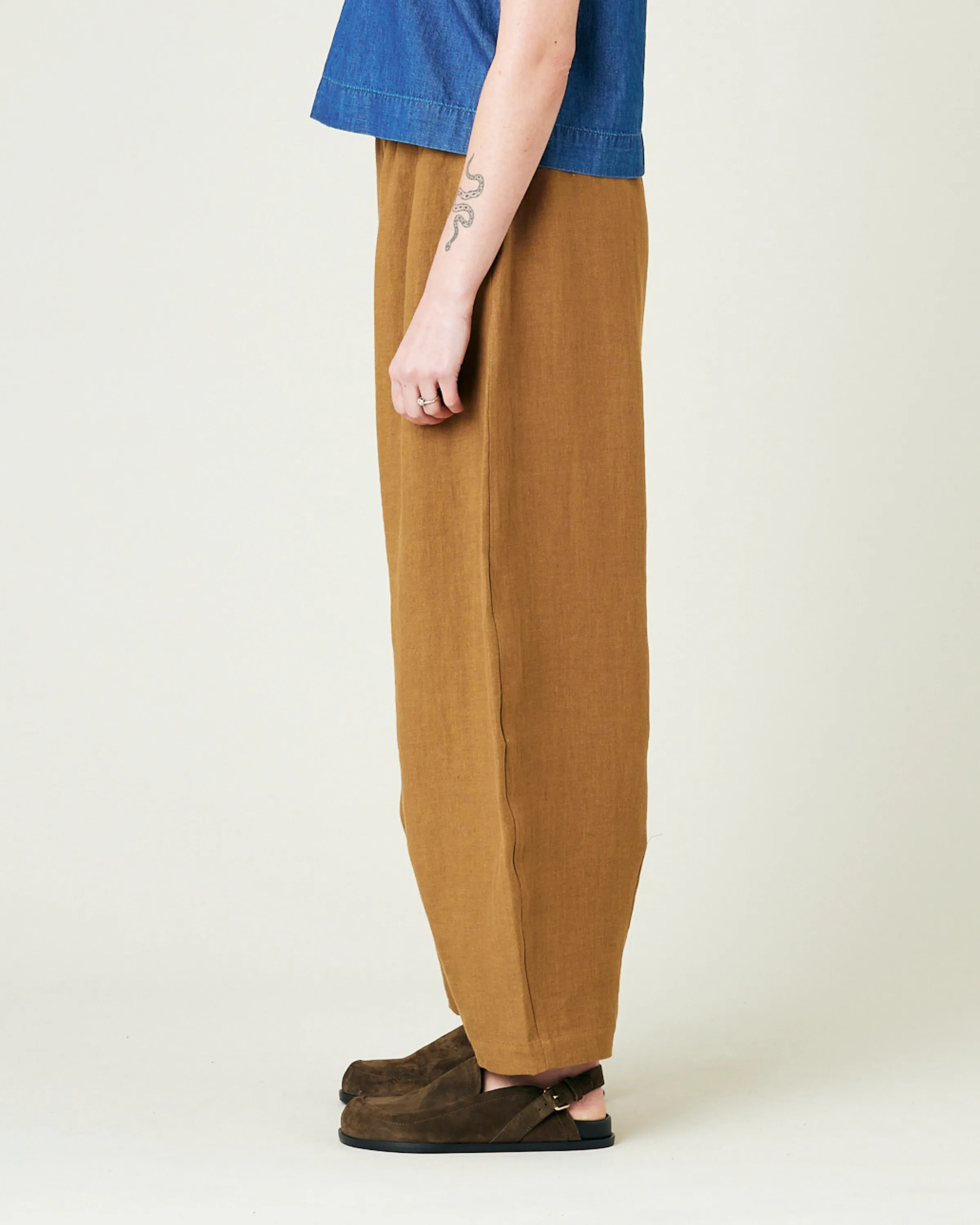 Daisy Bronze Linen Trousers sold by Beyond Nine product image thumbnail 2