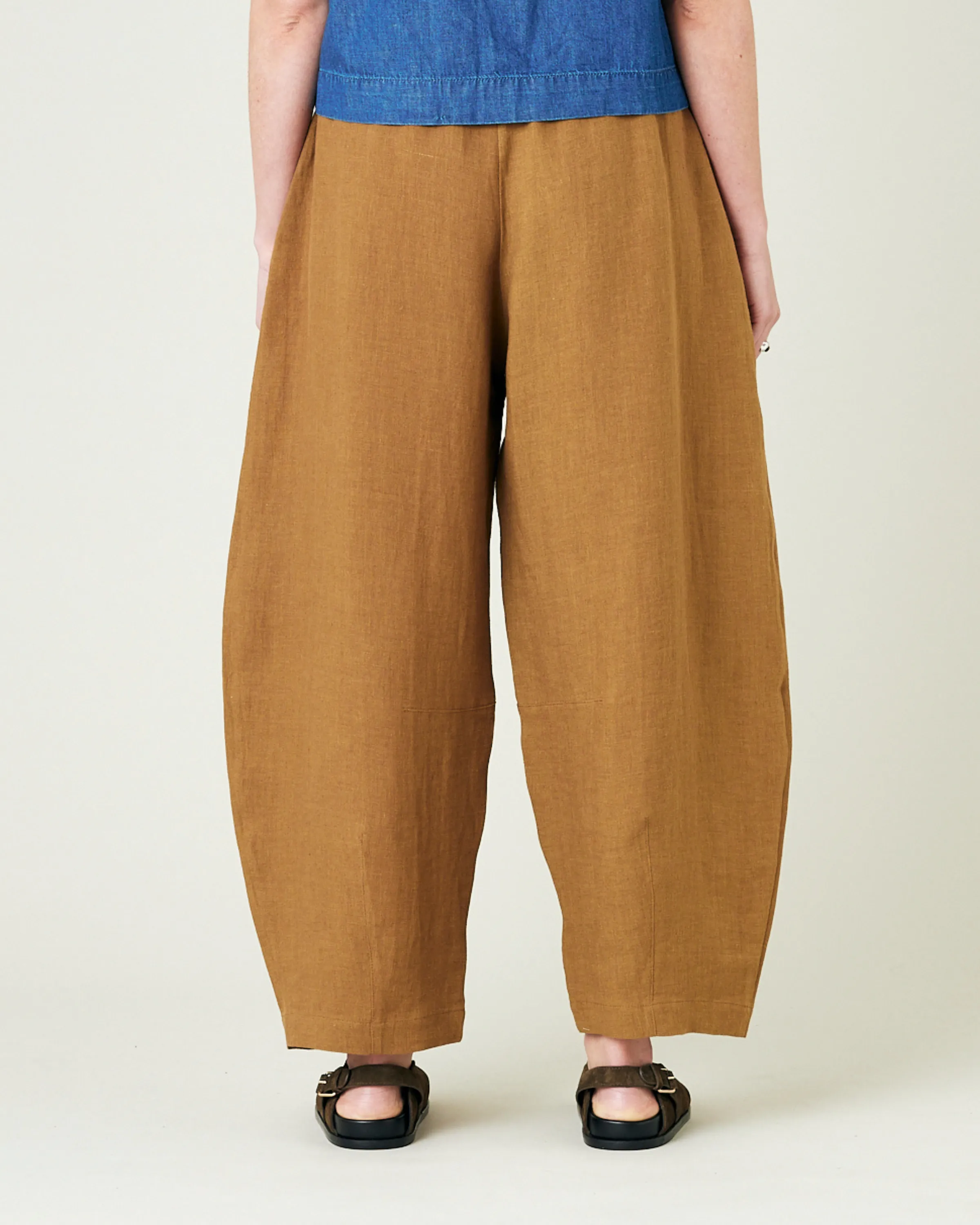 Daisy Bronze Linen Trousers sold by Beyond Nine product image thumbnail 3