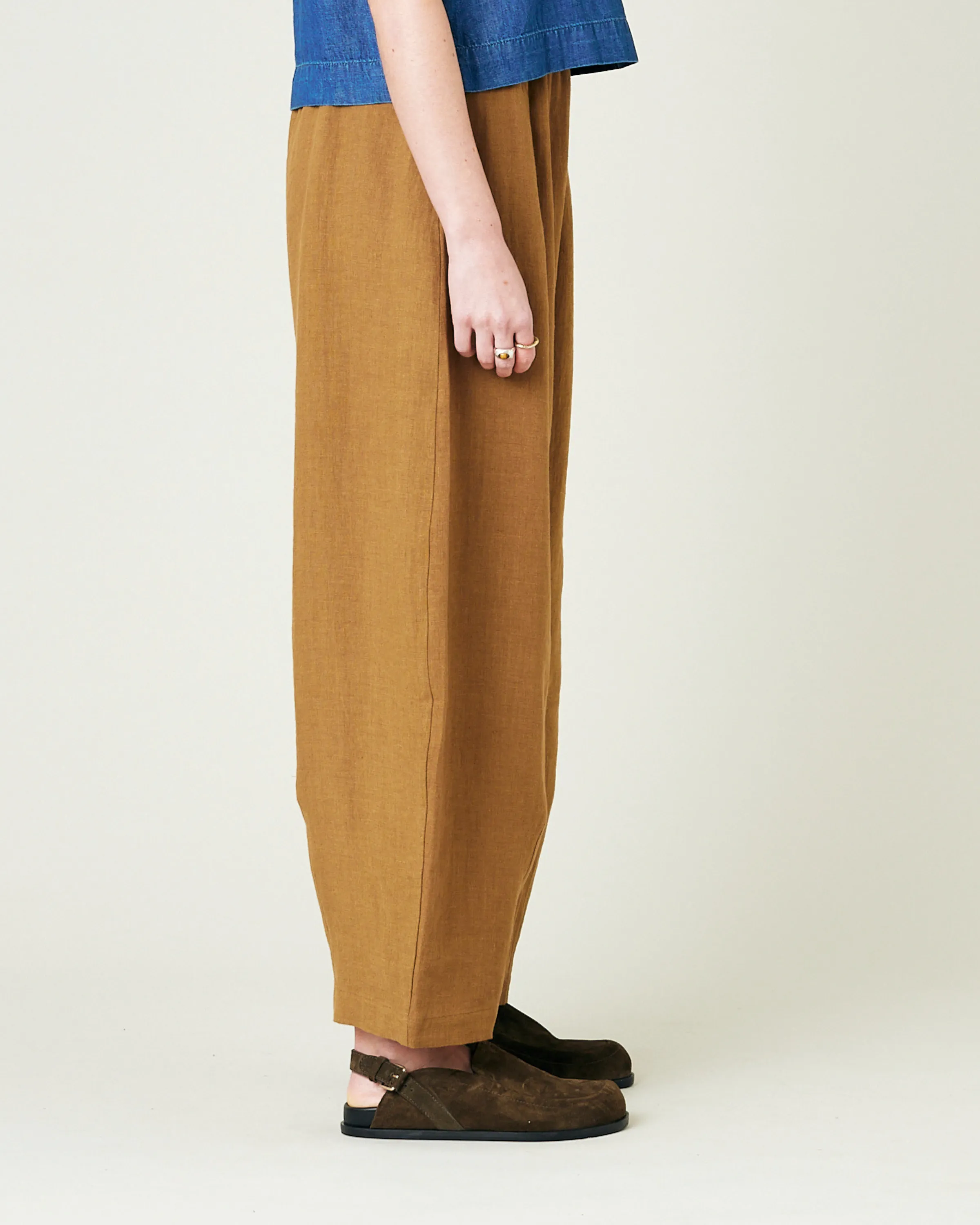 Daisy Bronze Linen Trousers sold by Beyond Nine product image thumbnail 4