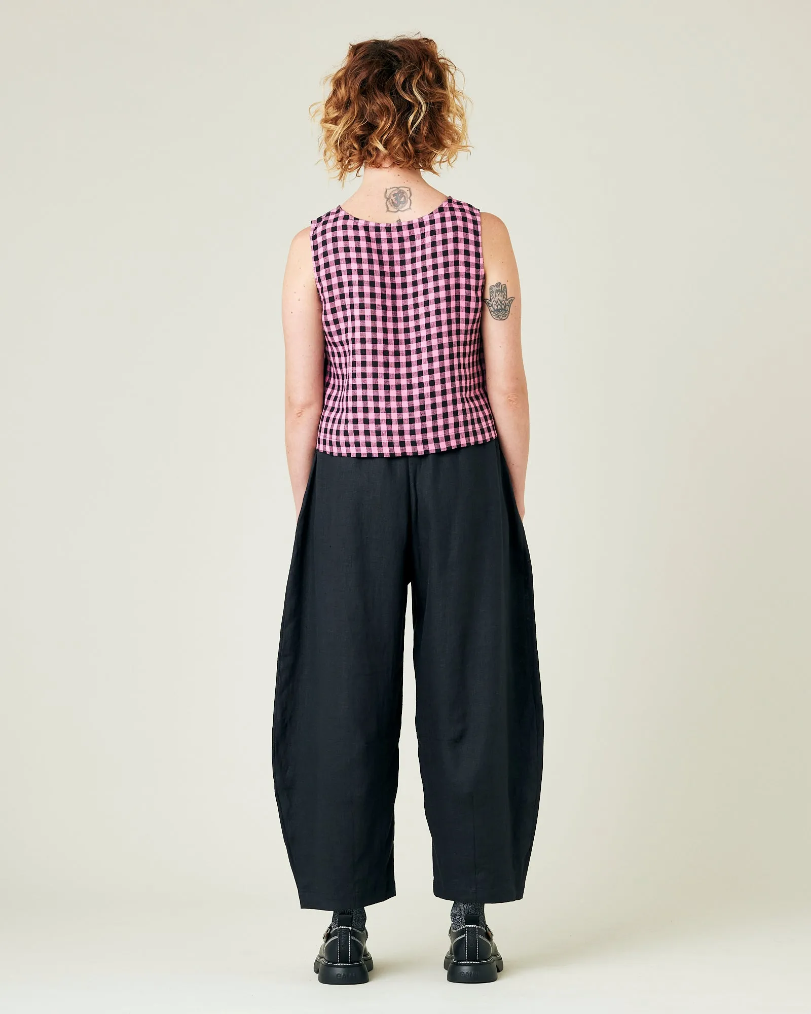 Daisy Black Linen Trousers sold by Beyond Nine product image thumbnail 4
