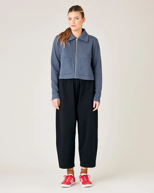 Alba Storm Blue Cotton Jersey Cardi sold by Beyond Nine