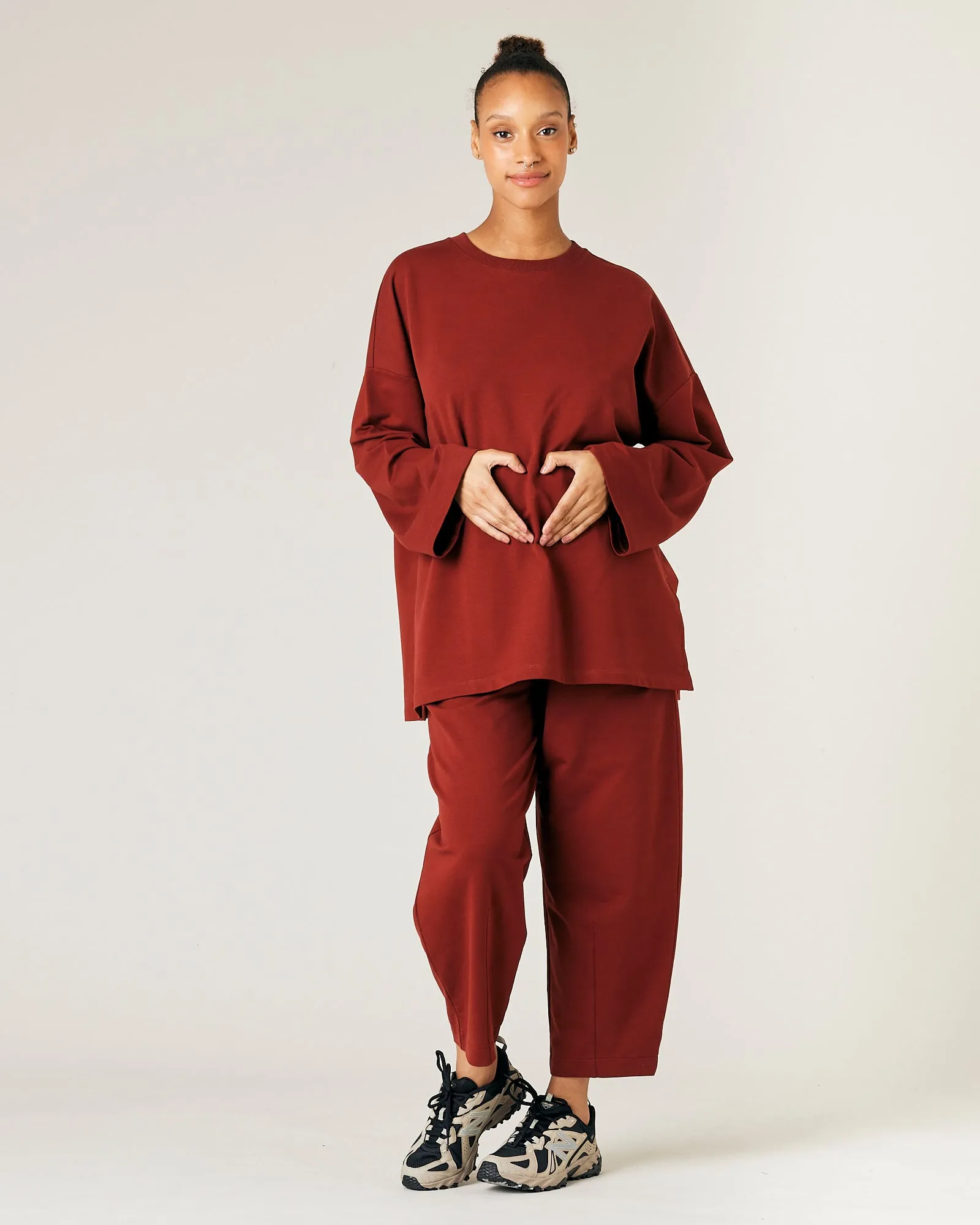 Huxley Fired Brick Cotton Jersey Top sold by Beyond Nine product image thumbnail 5