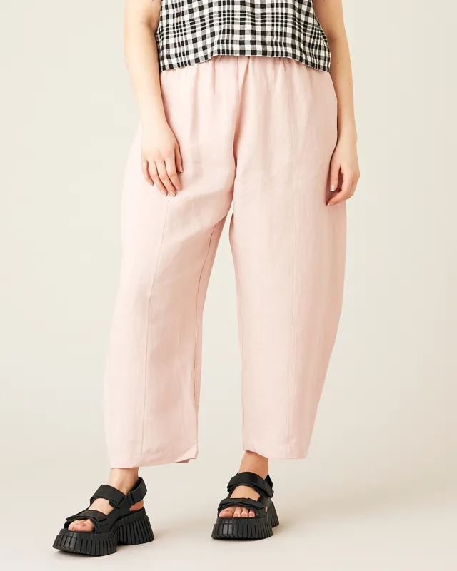 Mabel - Rose Linen Trousers sold by Beyond Nine