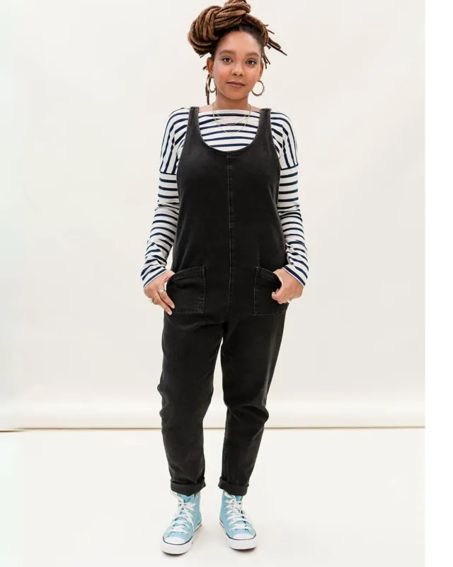 Lola Denim Jumpsuit - Black sold by Beyond Nine
