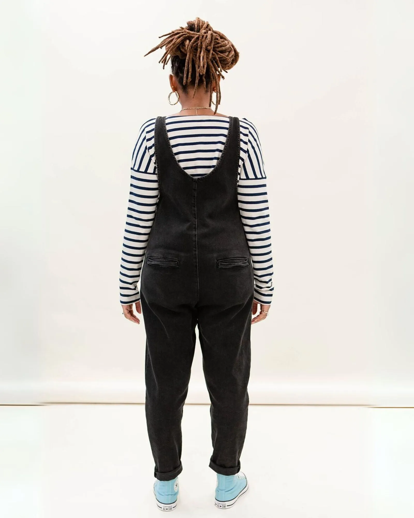 Lola Denim Jumpsuit - Black sold by Beyond Nine product image thumbnail 5