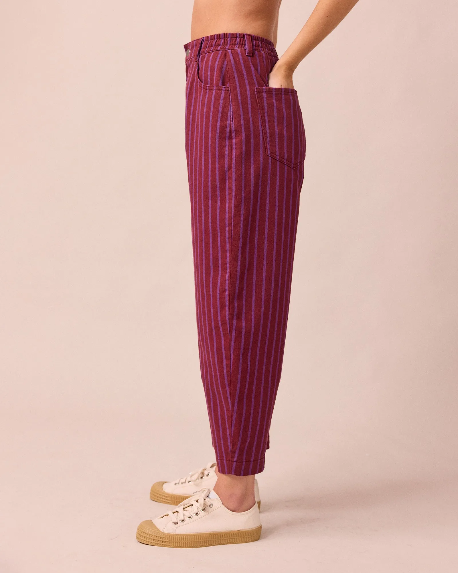 Remi Russet & Violet Stripe Denim Jeans sold by Beyond Nine product image thumbnail 5