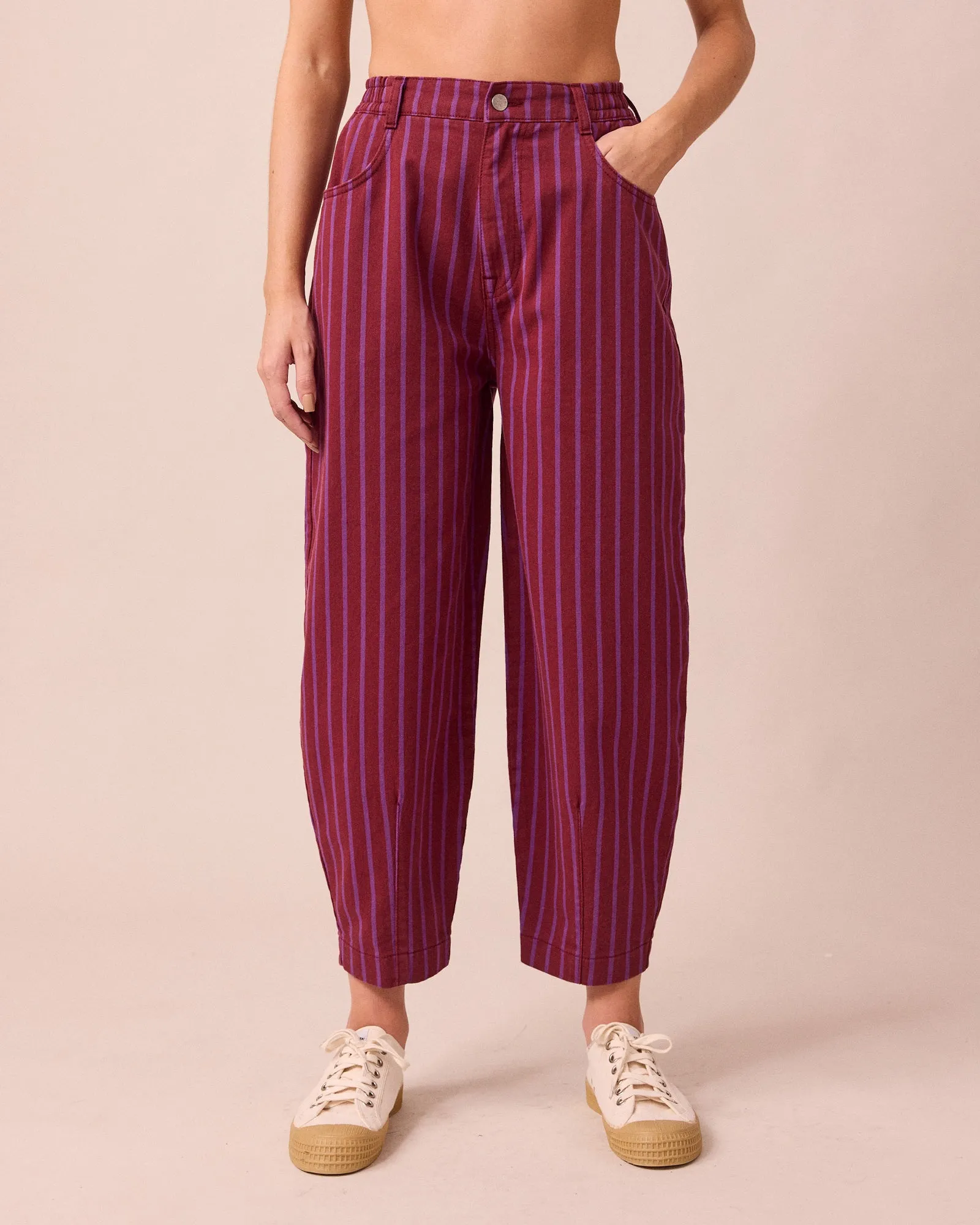 Remi Russet & Violet Stripe Denim Jeans sold by Beyond Nine product image thumbnail 2