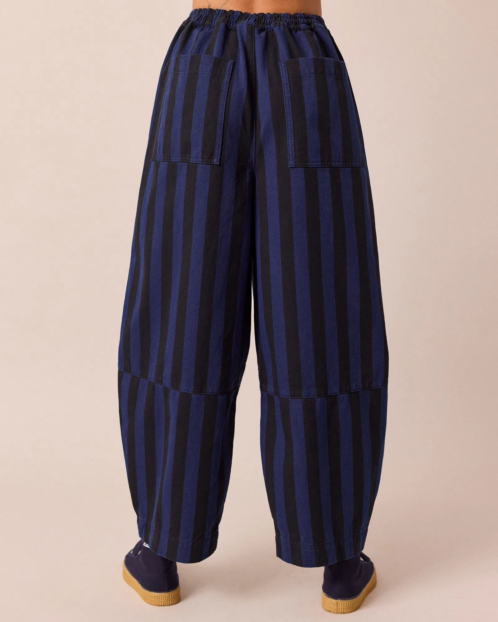 Dani Blue & Black Stripe Denim Jeans sold by Beyond Nine product image thumbnail 5