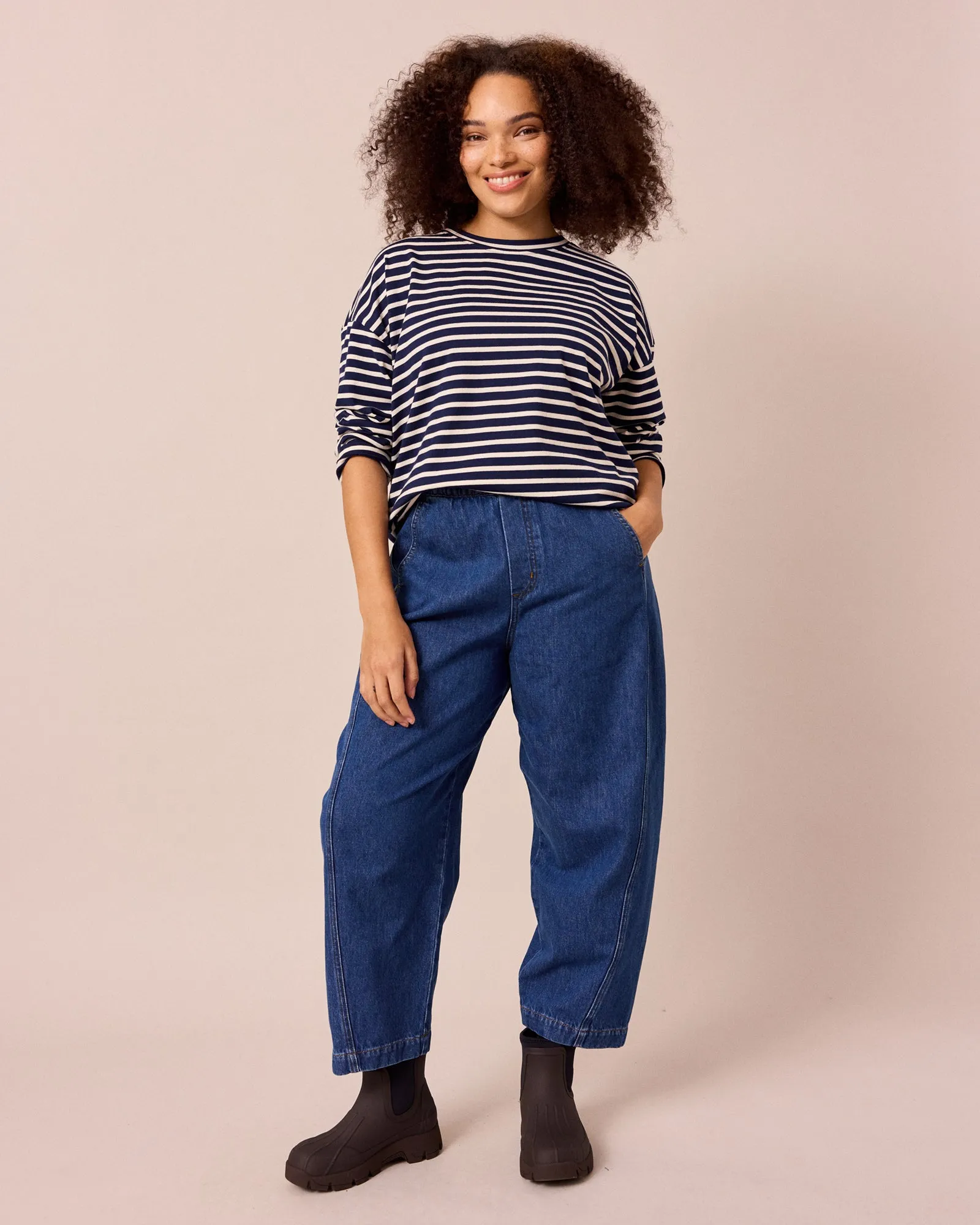 Maeve Mid Blue Denim Jeans sold by Beyond Nine product image thumbnail 3