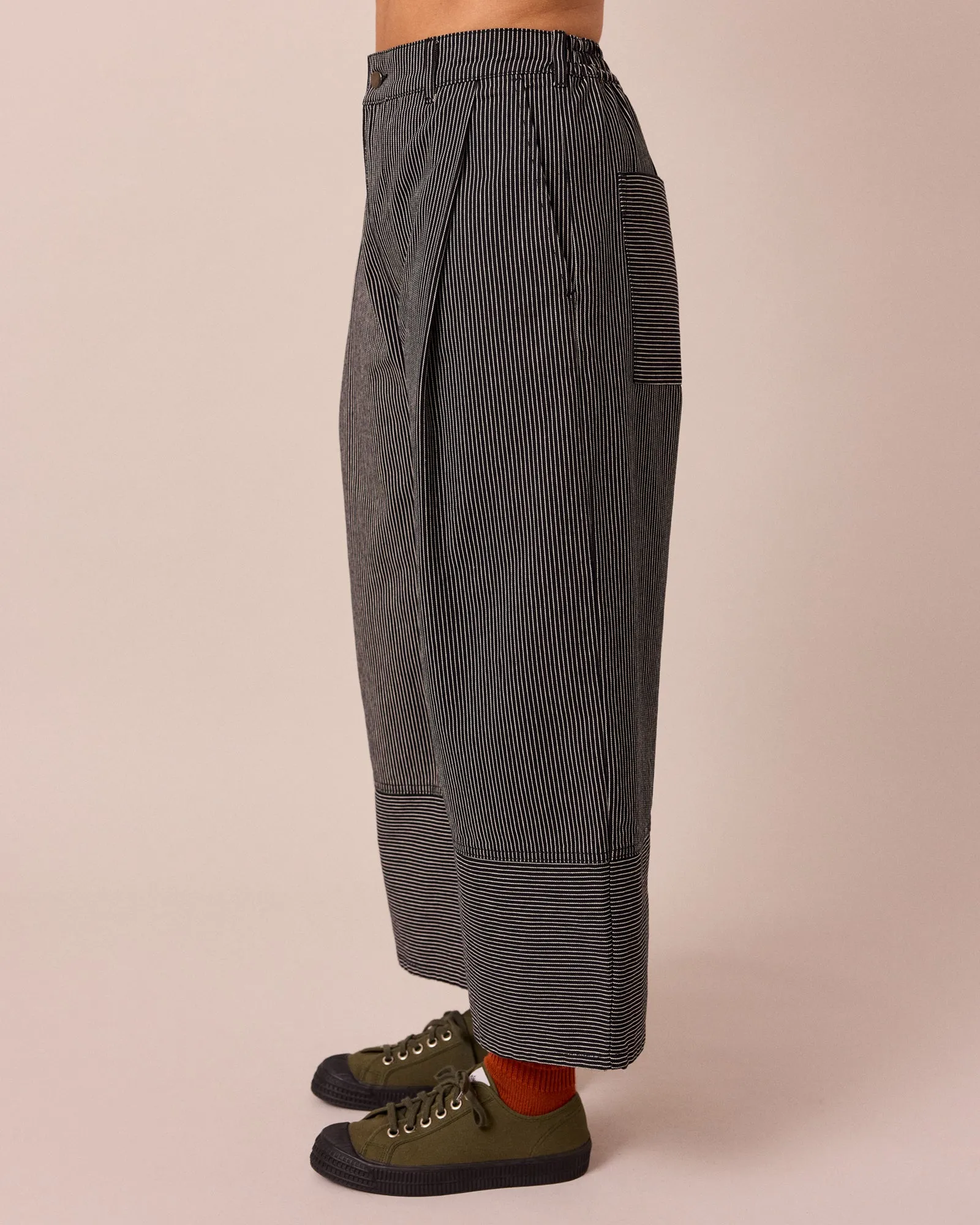 Blair Black Hickory Stripe Denim Jeans sold by Beyond Nine product image thumbnail 3