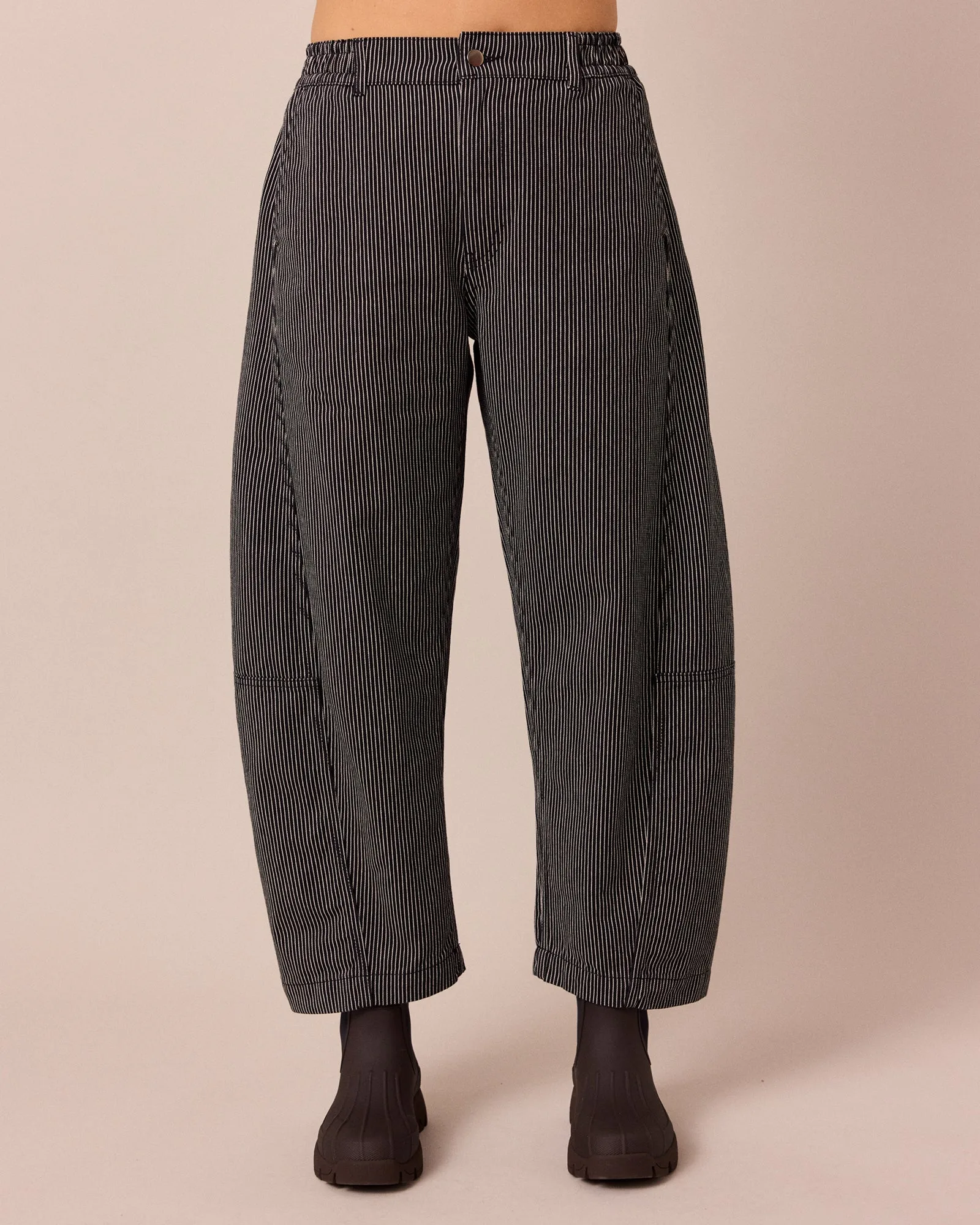 Tori Black Hickory Stripe Denim Jeans sold by Beyond Nine product image thumbnail 2