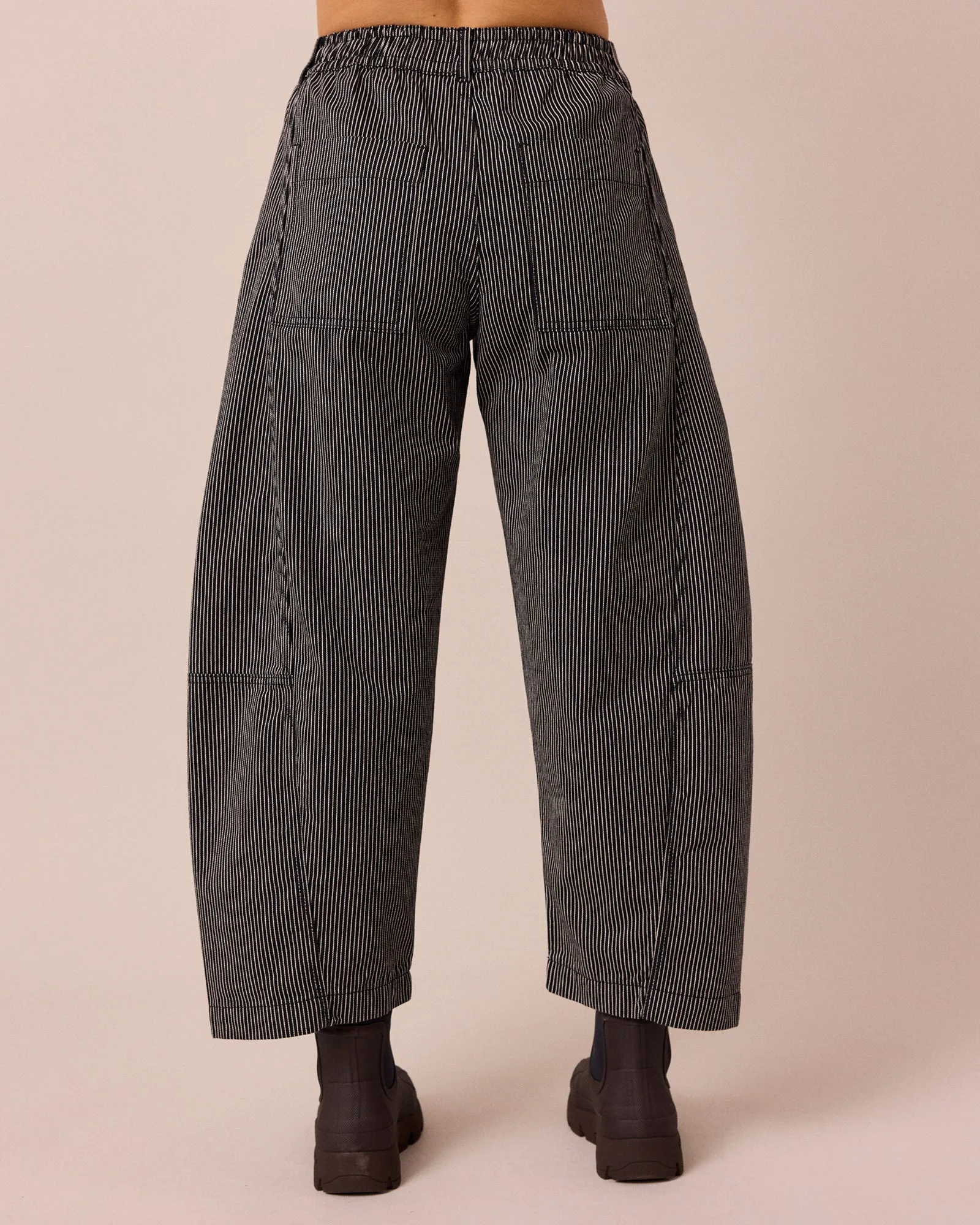 Tori Black Hickory Stripe Denim Jeans sold by Beyond Nine product image thumbnail 4