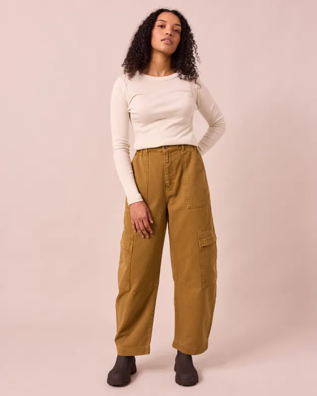 Reba Nutmeg Denim Jeans sold by Beyond Nine