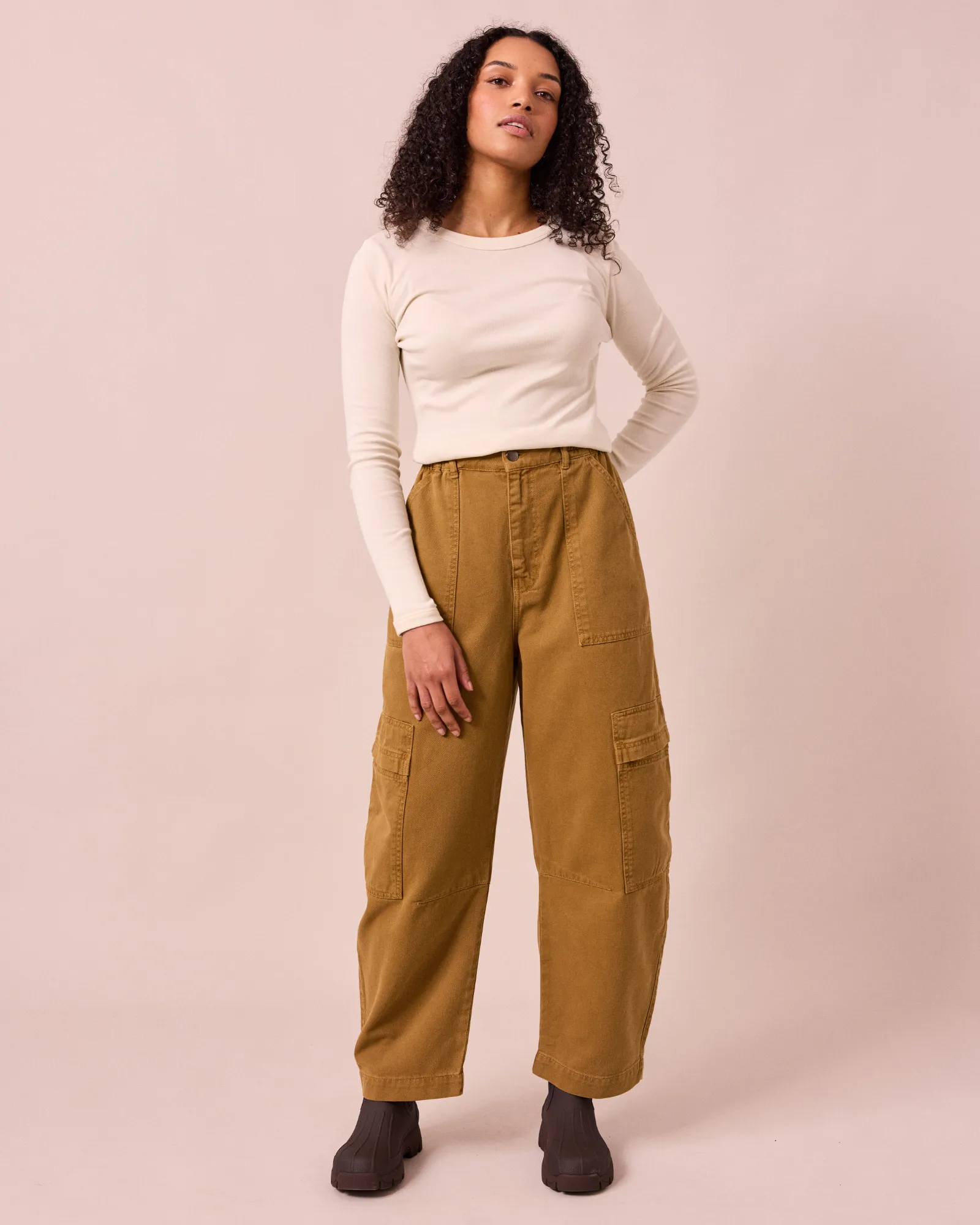 Reba Nutmeg Denim Jeans sold by Beyond Nine