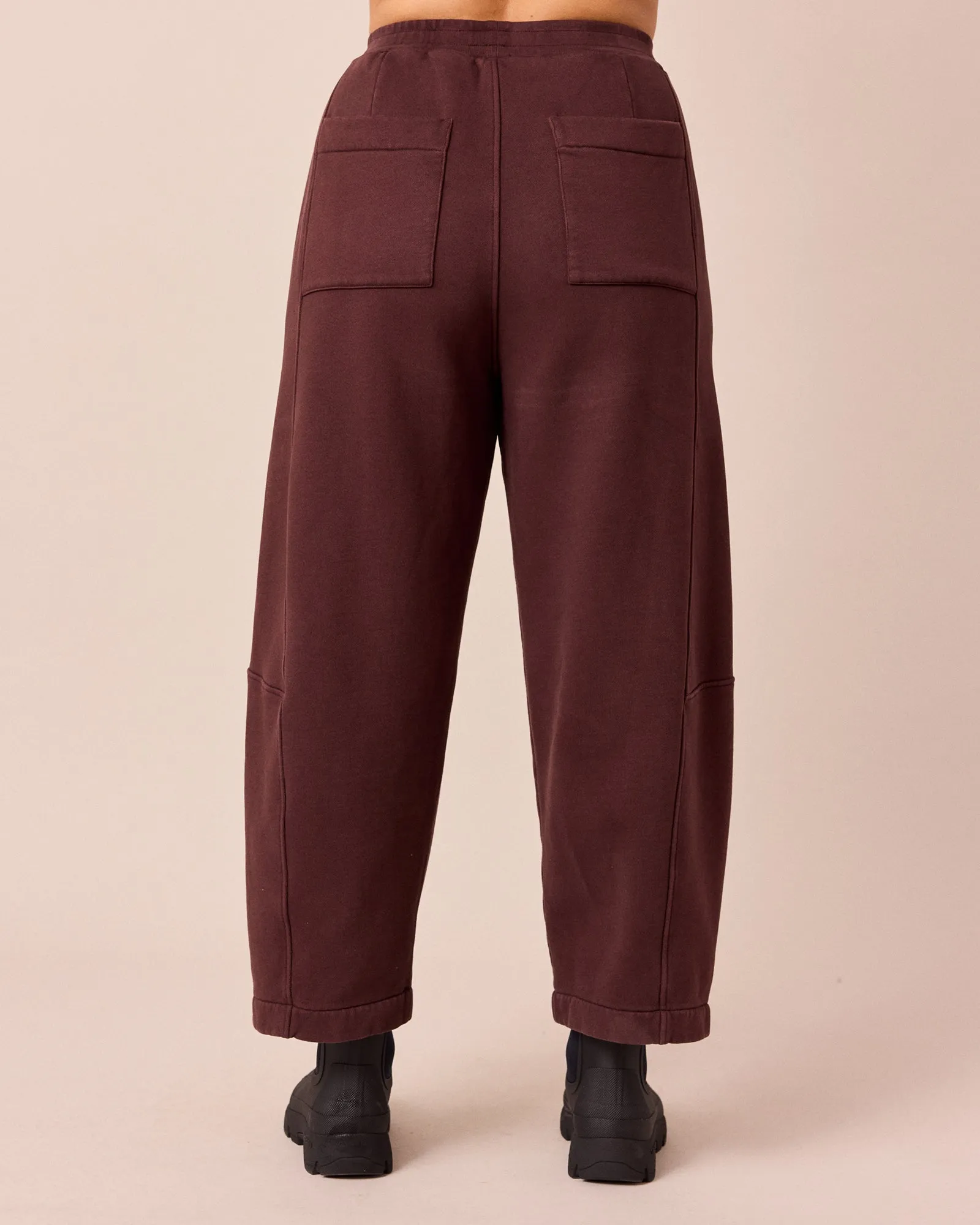 Lyra Black Cherry Fleeceback Jersey Trousers sold by Beyond Nine product image thumbnail 4