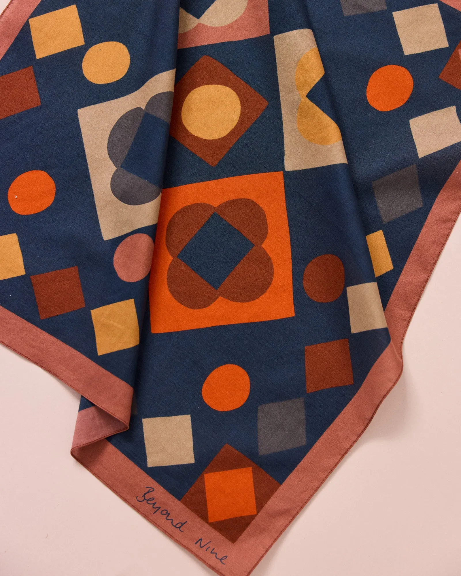 Cotton Neckerchief Diamond Patchwork sold by Beyond Nine product image thumbnail 4