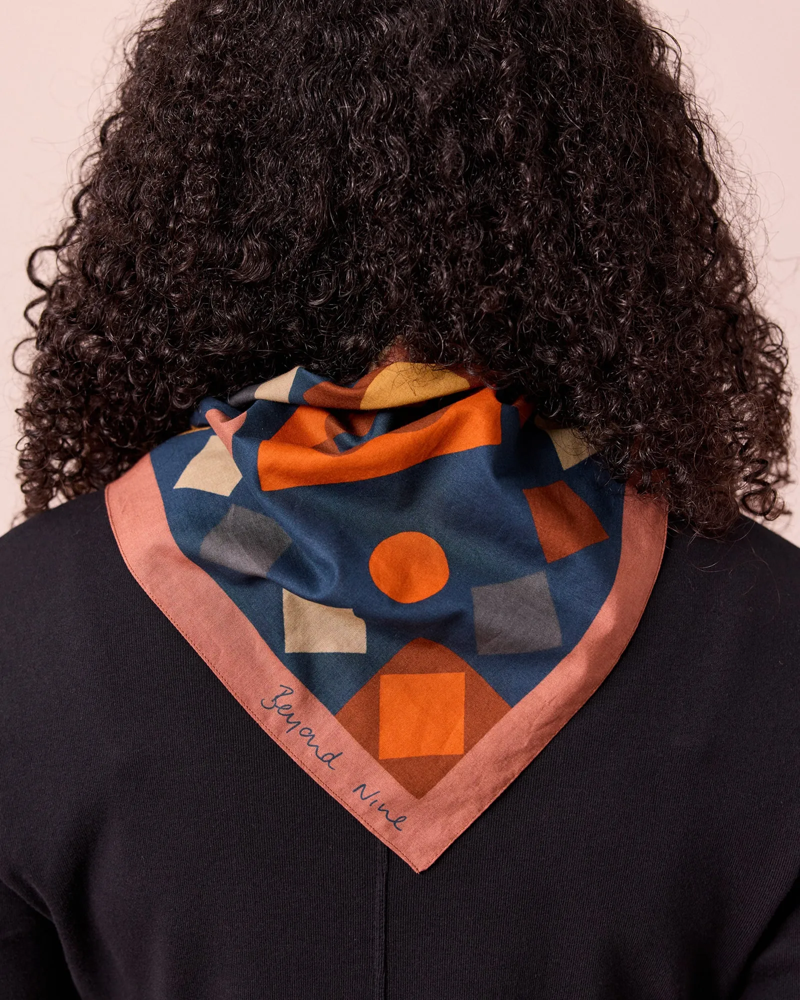 Cotton Neckerchief Diamond Patchwork sold by Beyond Nine product image thumbnail 3