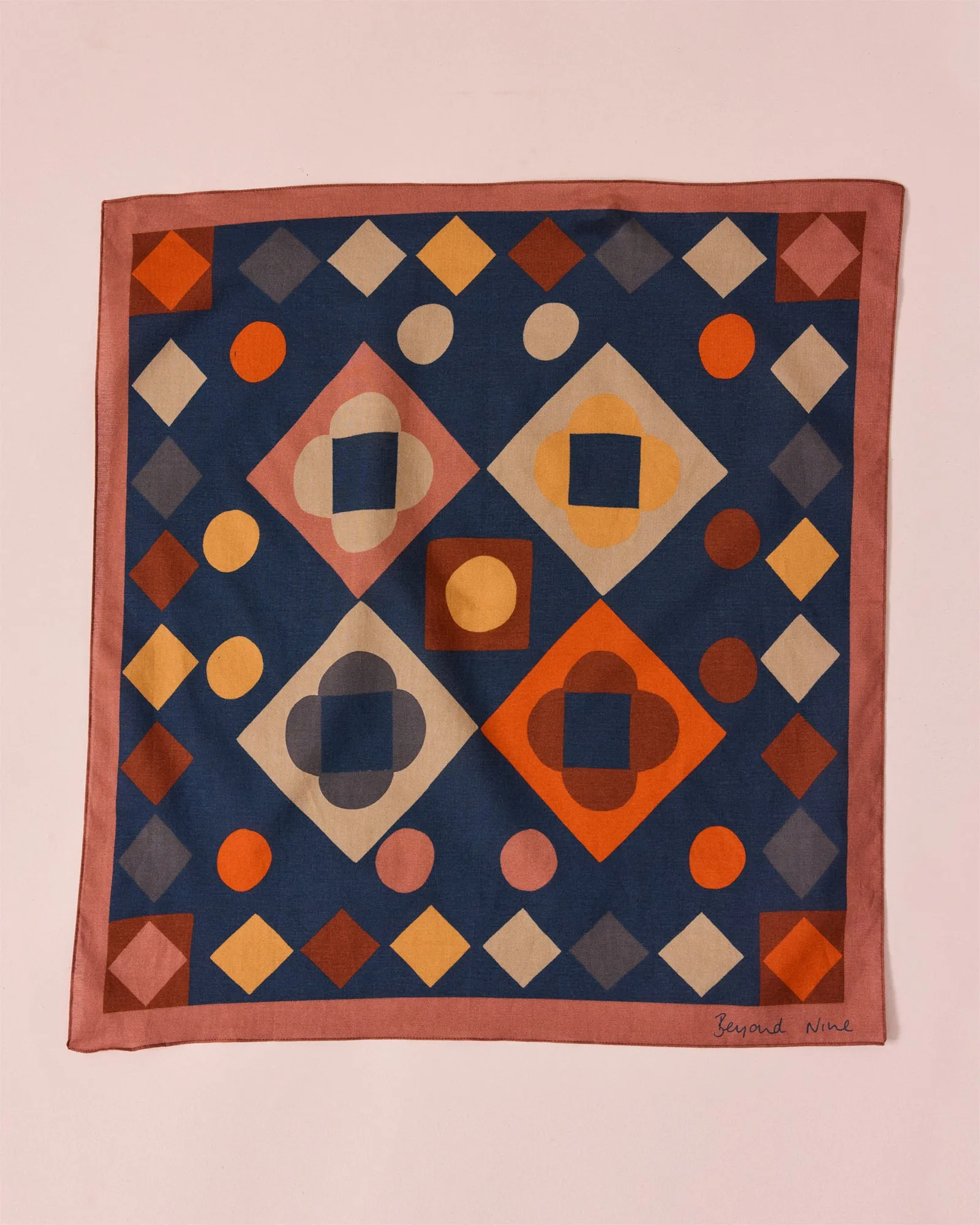 Cotton Neckerchief Diamond Patchwork sold by Beyond Nine product image thumbnail 2