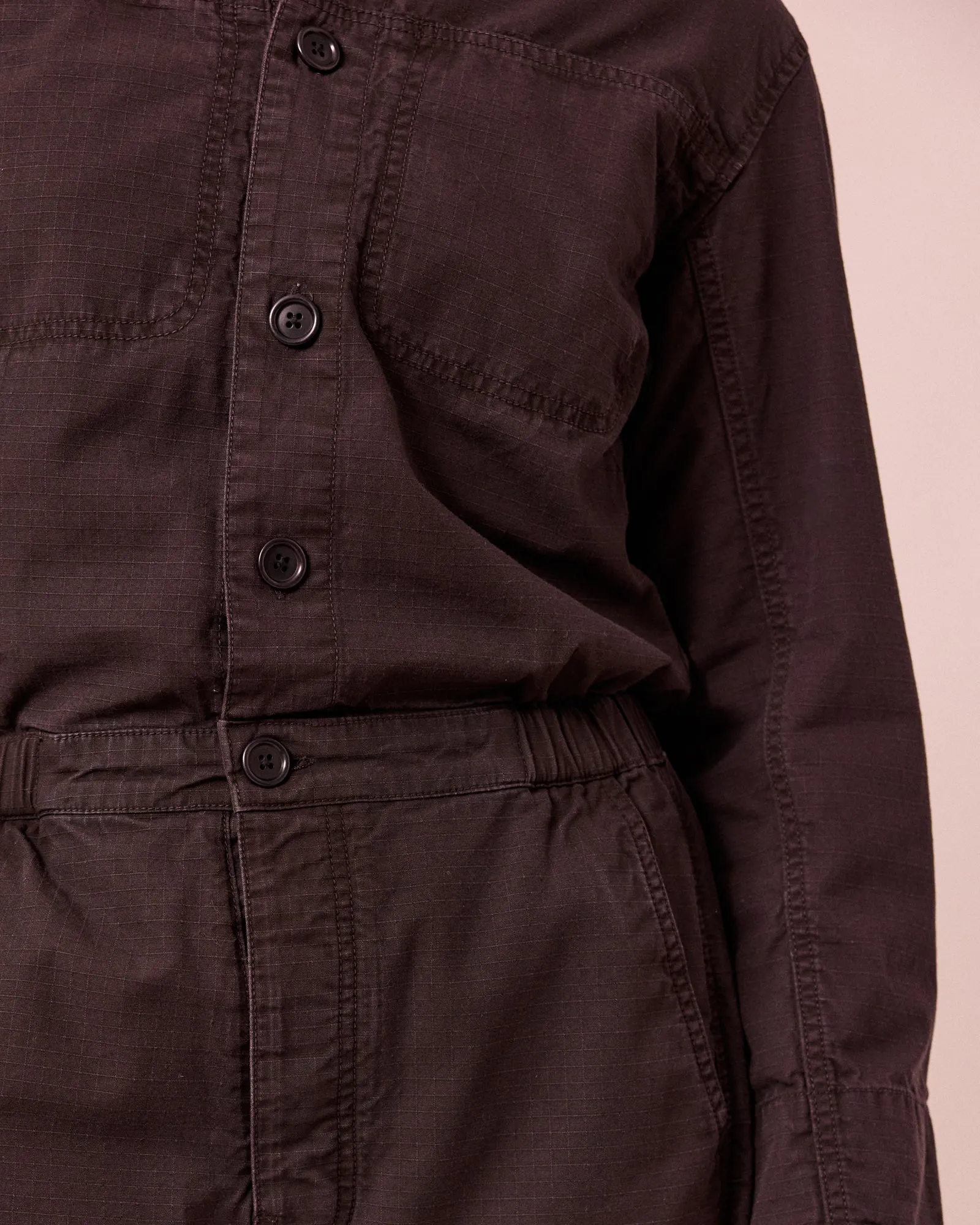 Jill Ganache Textured Cotton Boilersuit sold by Beyond Nine product image thumbnail 3