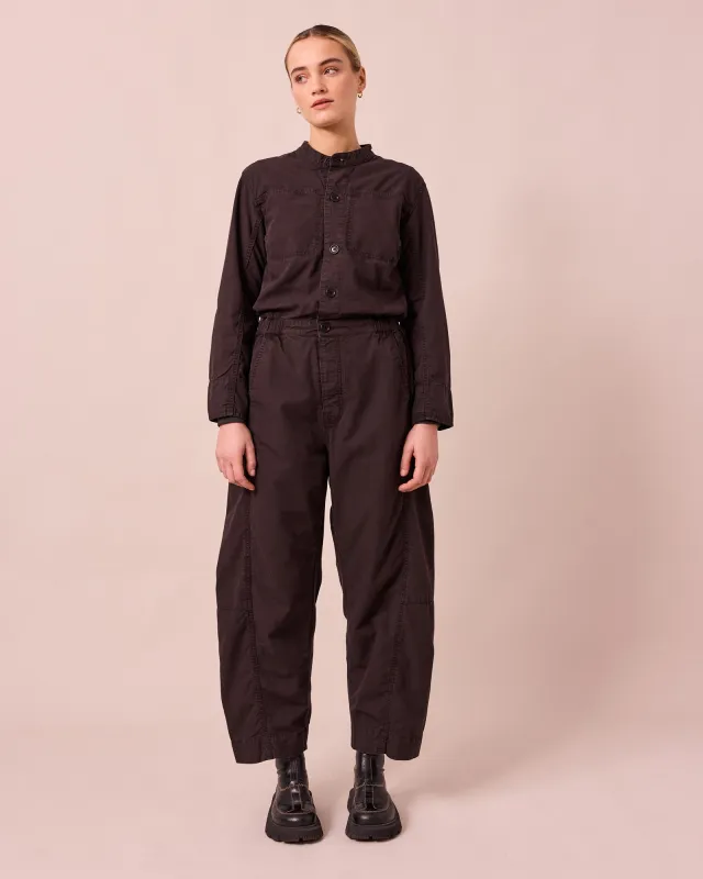 Jill Ganache Textured Cotton Boilersuit sold by Beyond Nine