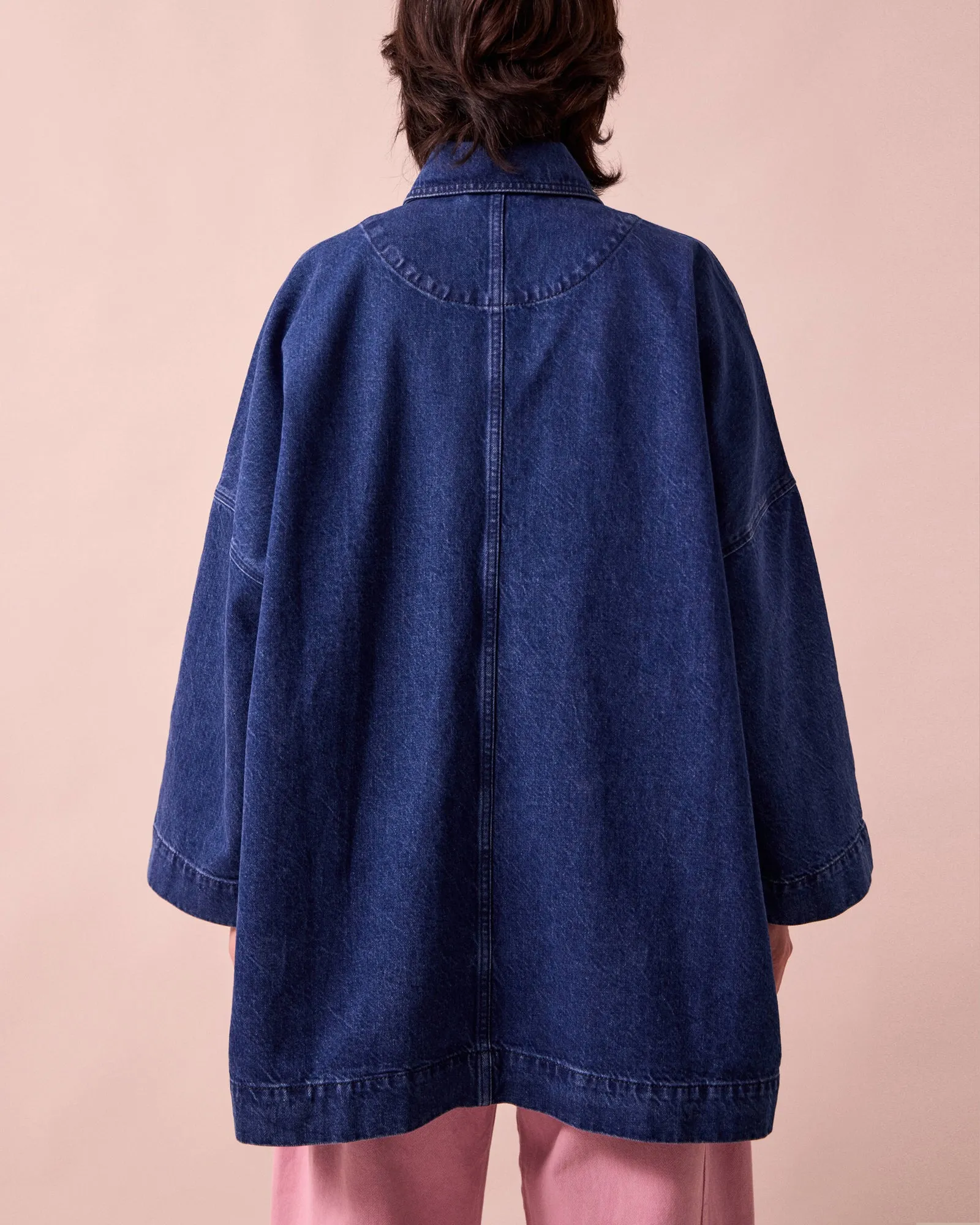 Bea Mid Blue Denim Jacket sold by Beyond Nine product image thumbnail 5