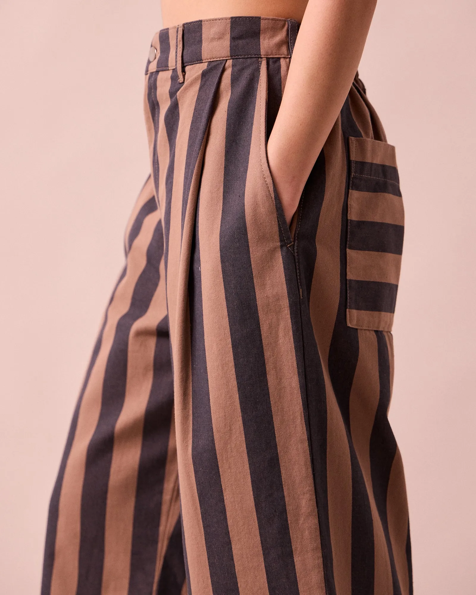 Blair Graphite & Mocha Denim Jeans sold by Beyond Nine product image thumbnail 4