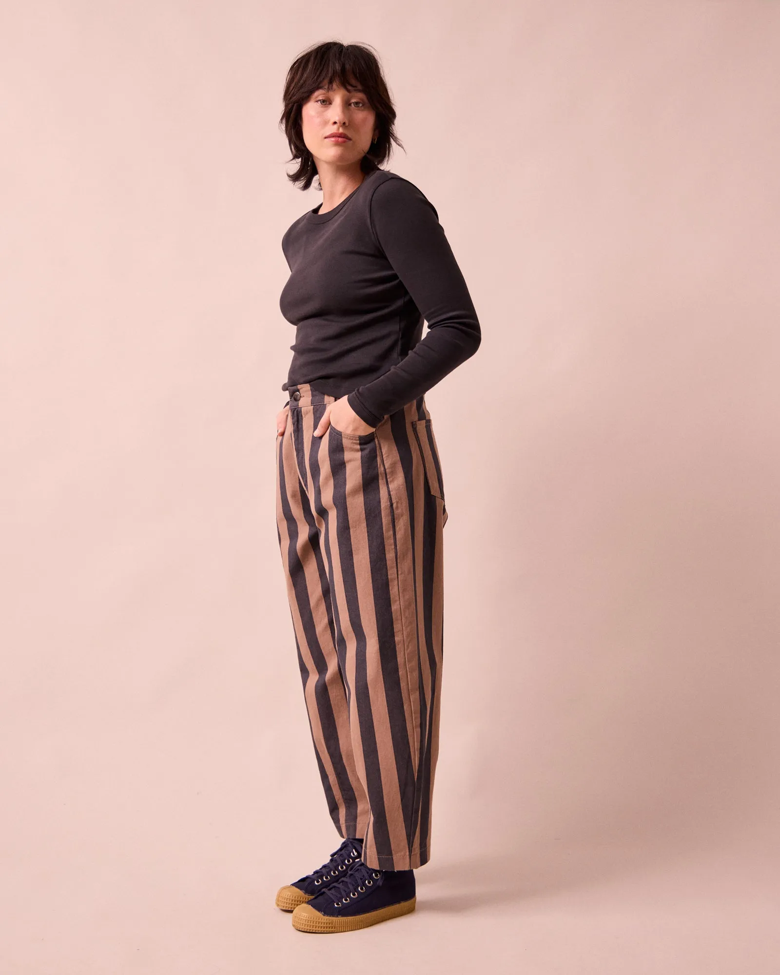 Remi Graphite & Mocha Denim Jeans sold by Beyond Nine product image thumbnail 3