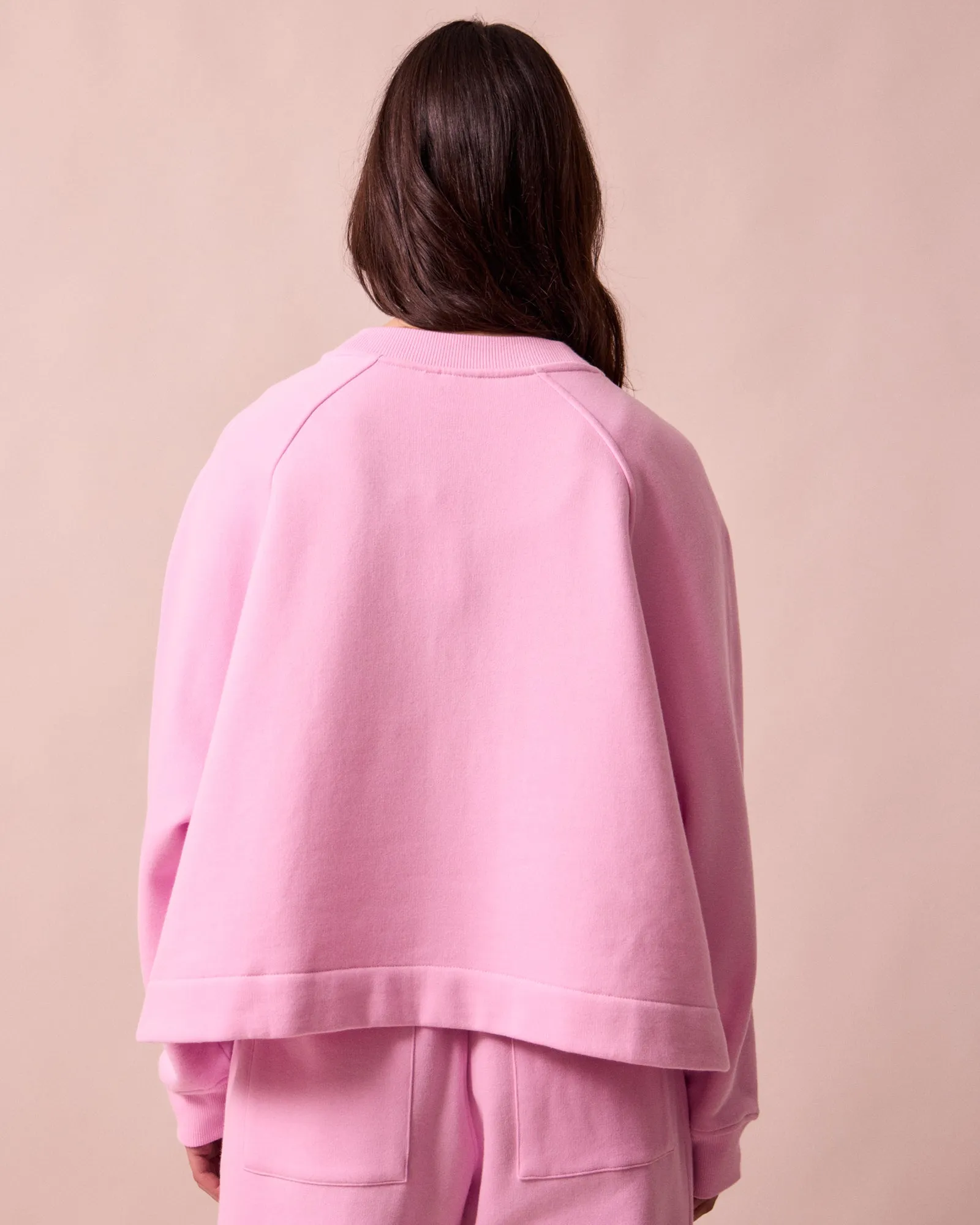 Noa Orchid Pink Fleeceback Jersey Jumper sold by Beyond Nine product image thumbnail 2
