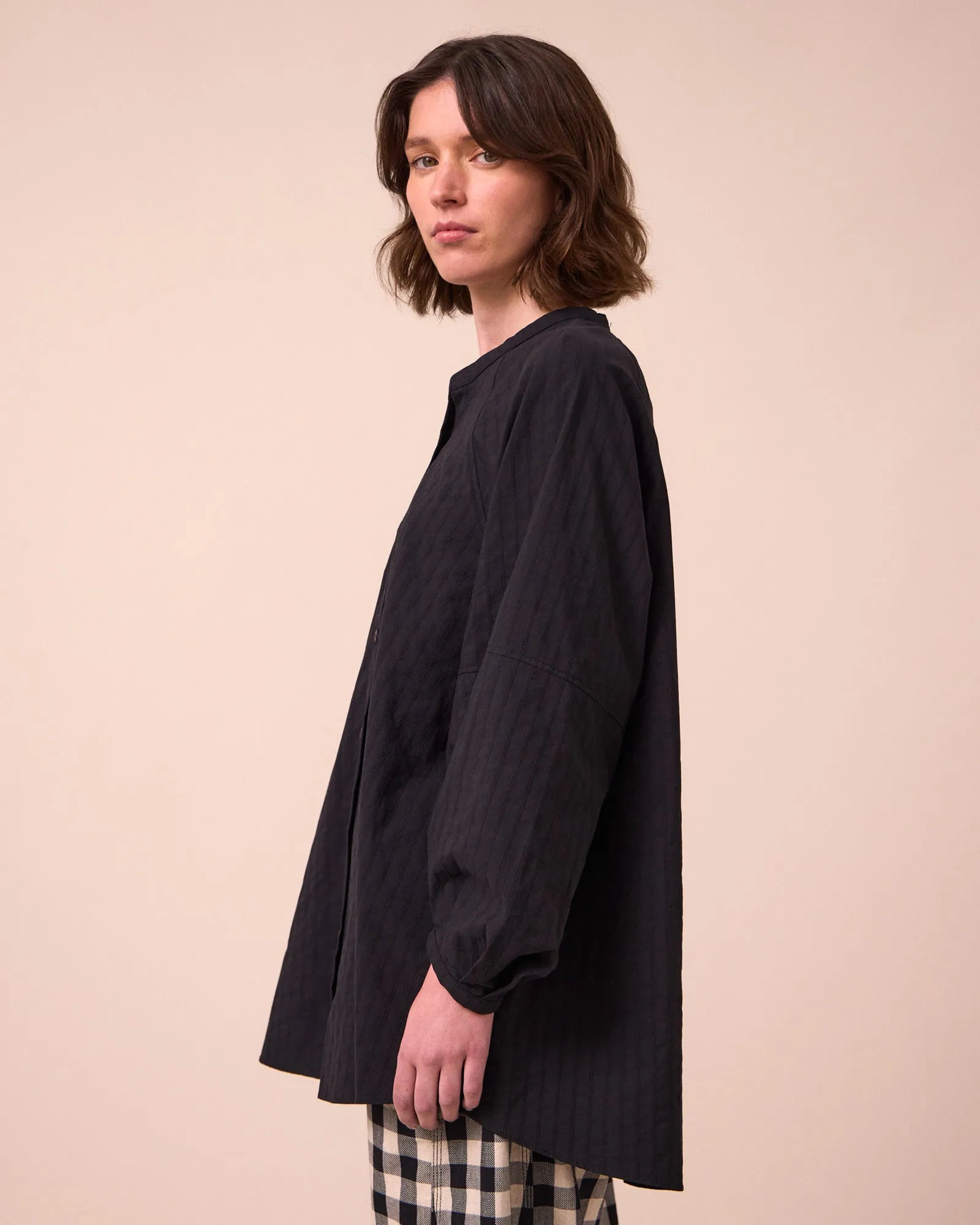 Mia Black Cotton Shirt sold by Beyond Nine product image thumbnail 2