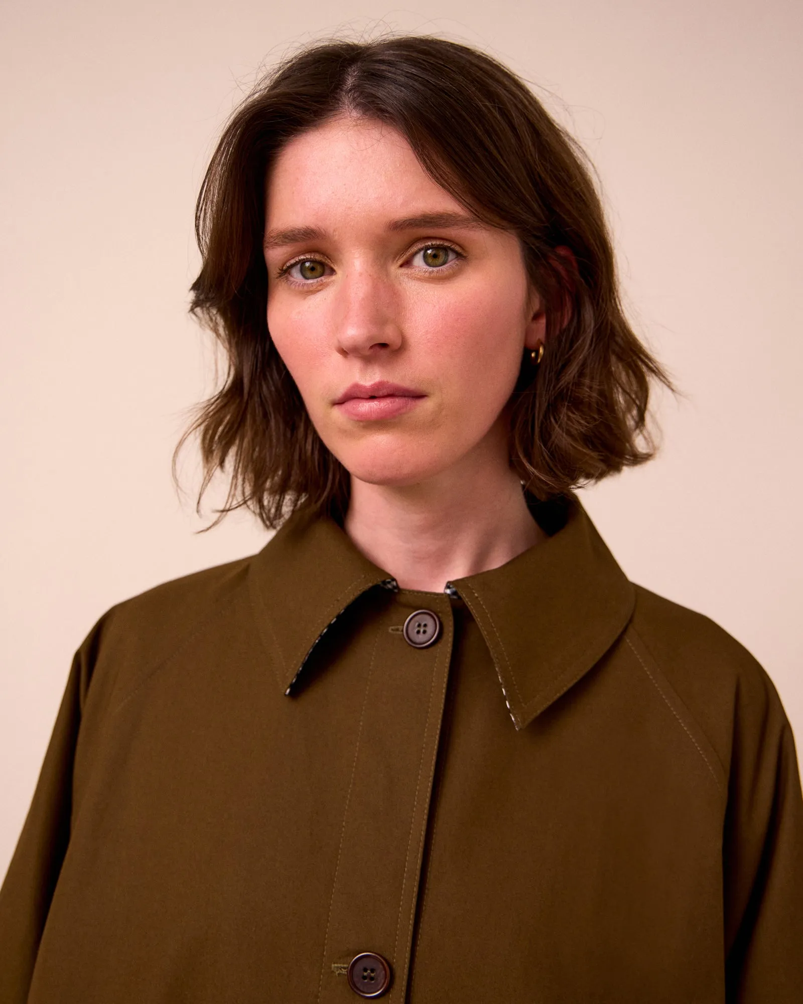 PRE-ORDER Collette Hazel Coated Cotton Coat sold by Beyond Nine product image thumbnail 3