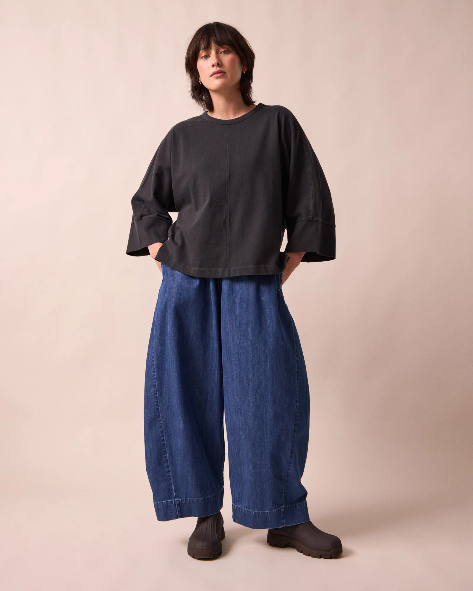 Mathilde Mid Blue Denim Jeans sold by Beyond Nine