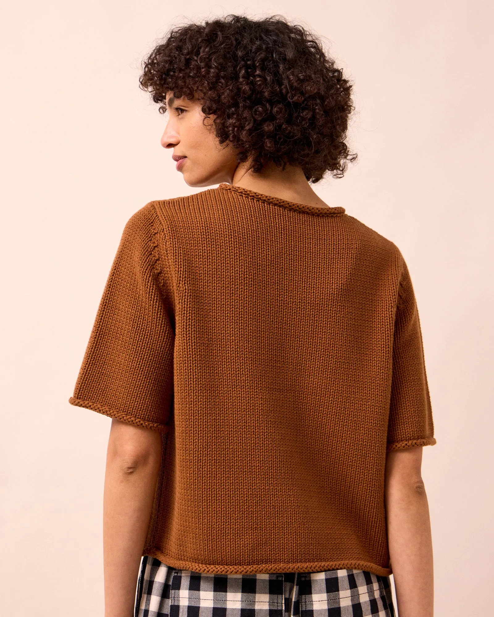 Bailey Tobacco Cotton T-Shirt sold by Beyond Nine product image thumbnail 3