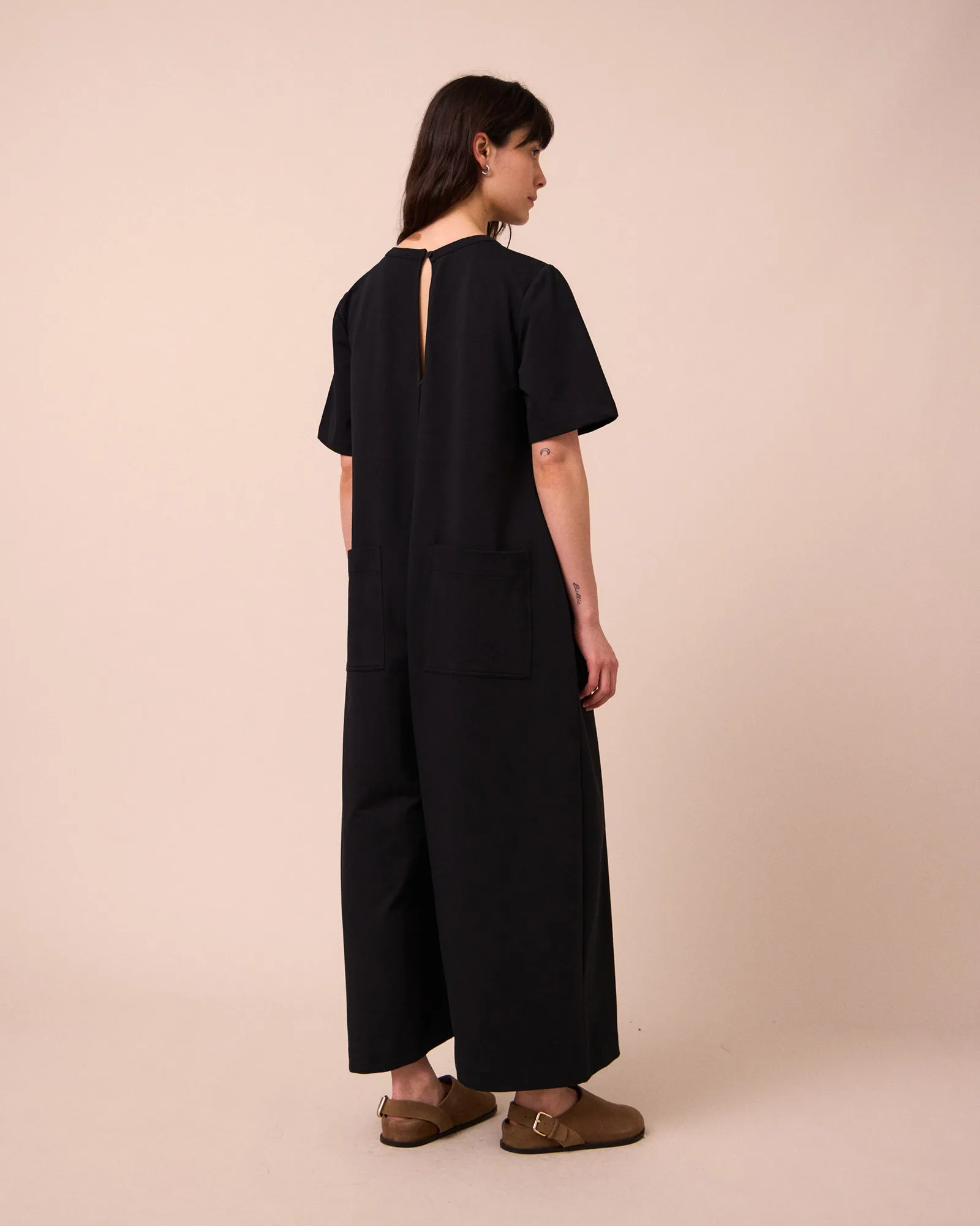 Molly Black Jersey Jumpsuit sold by Beyond Nine product image thumbnail 3