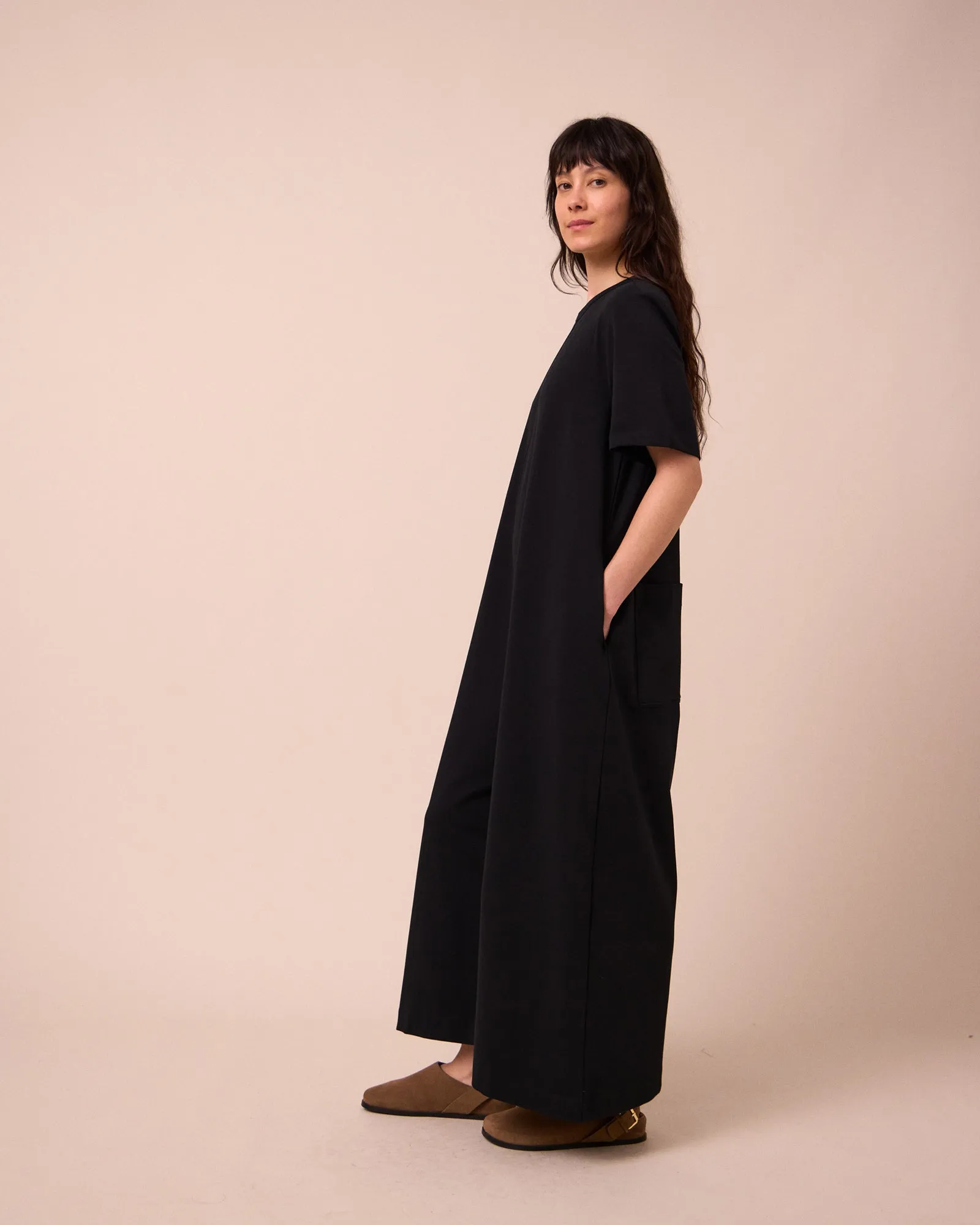 Molly Black Jersey Jumpsuit sold by Beyond Nine product image thumbnail 2