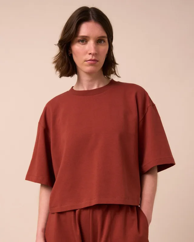 Nicole Brick Jersey Top sold by Beyond Nine