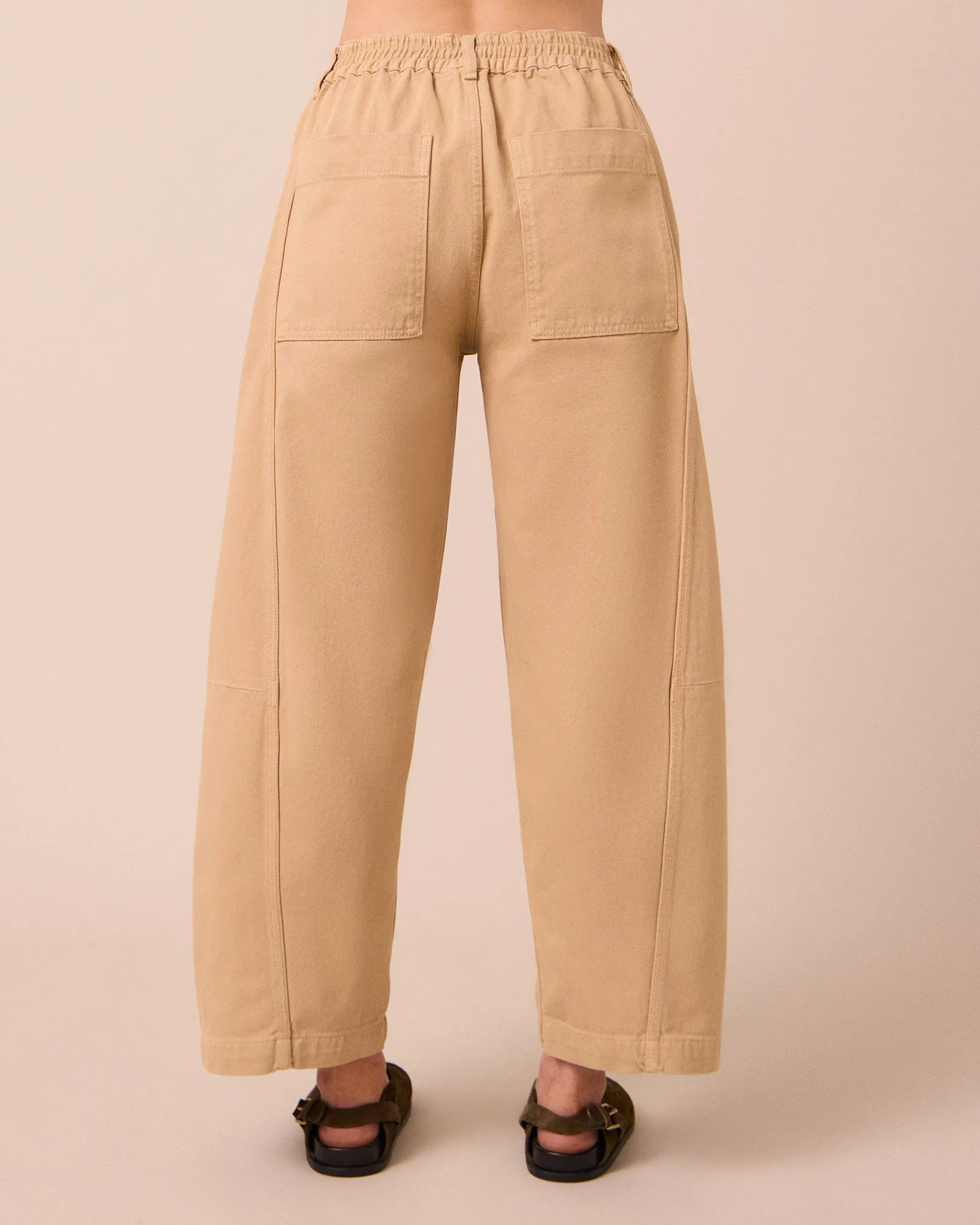 Tori Sandstone Denim Trousers sold by Beyond Nine product image thumbnail 4