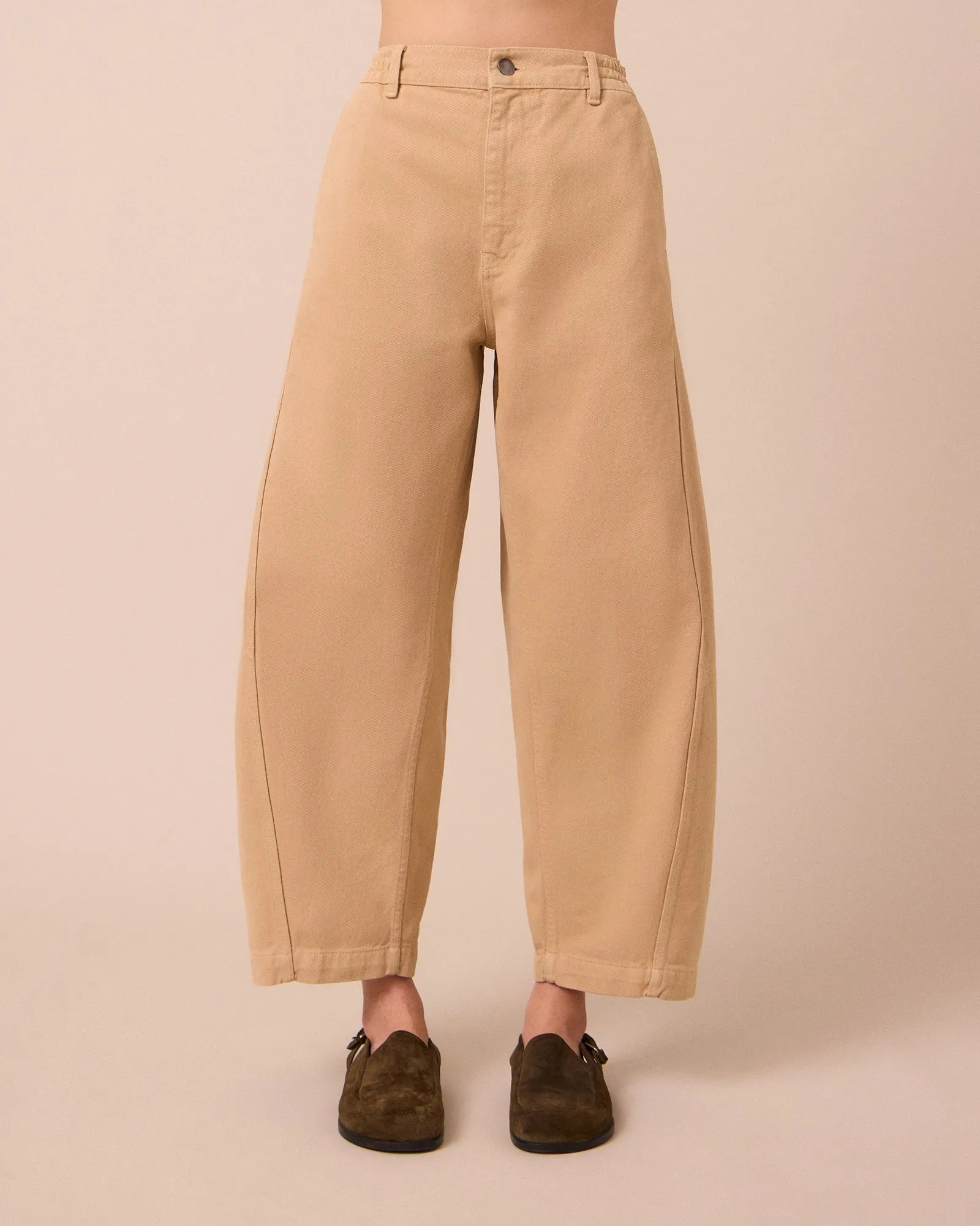 Tori Sandstone Denim Trousers sold by Beyond Nine product image thumbnail 3