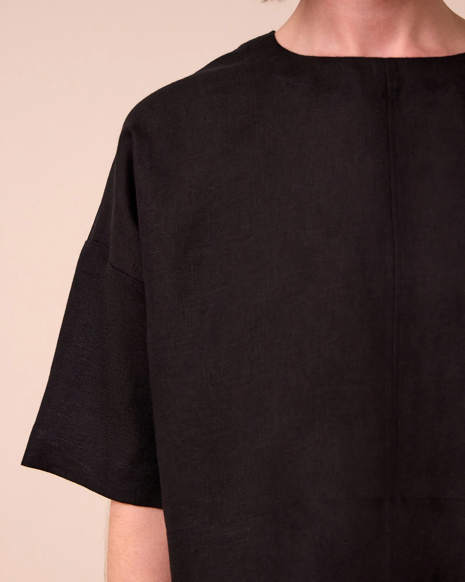 Lisa Black Linen Top sold by Beyond Nine product image thumbnail 5