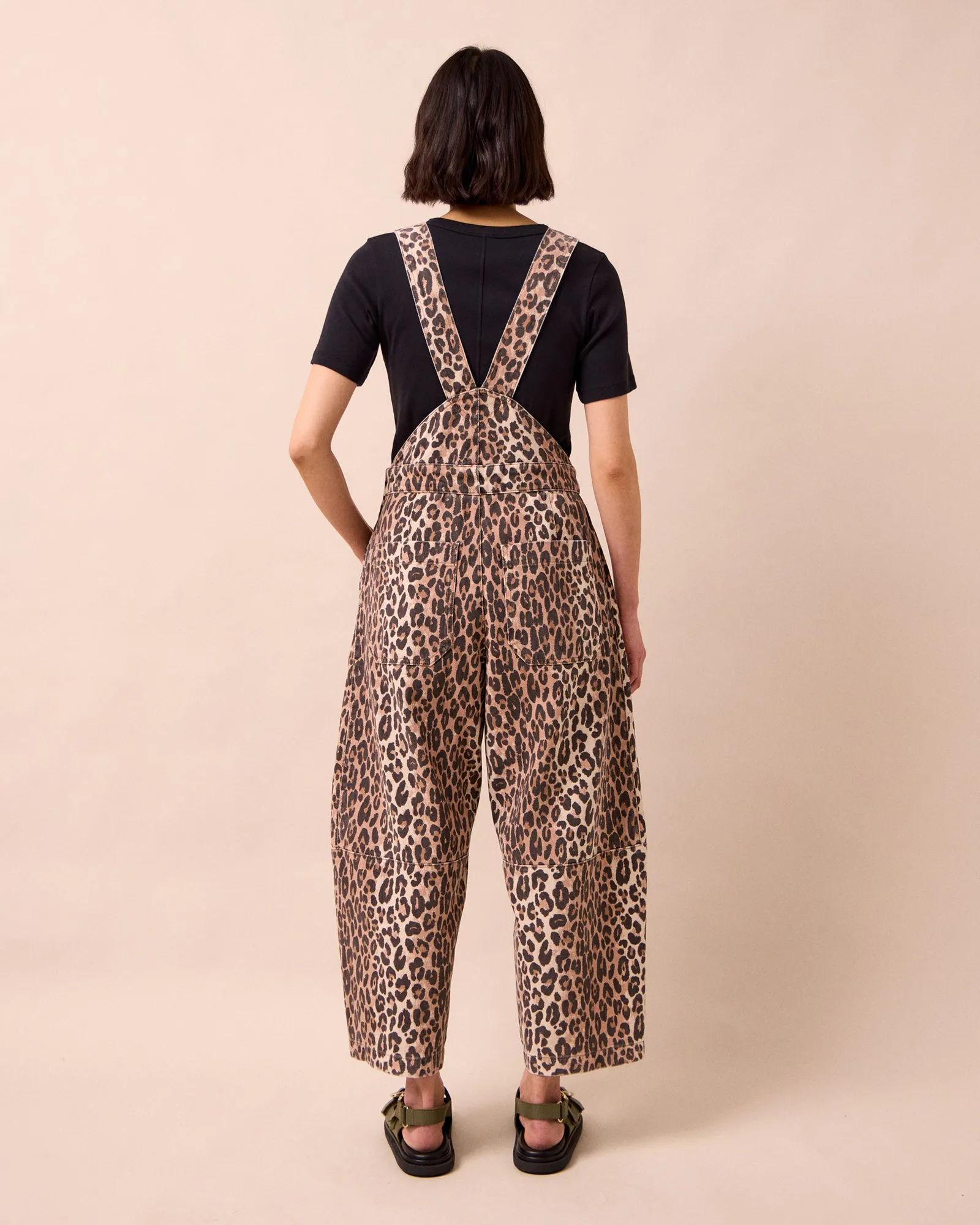 Gwynne Leopard Print Denim Jumpsuit sold by Beyond Nine product image thumbnail 4