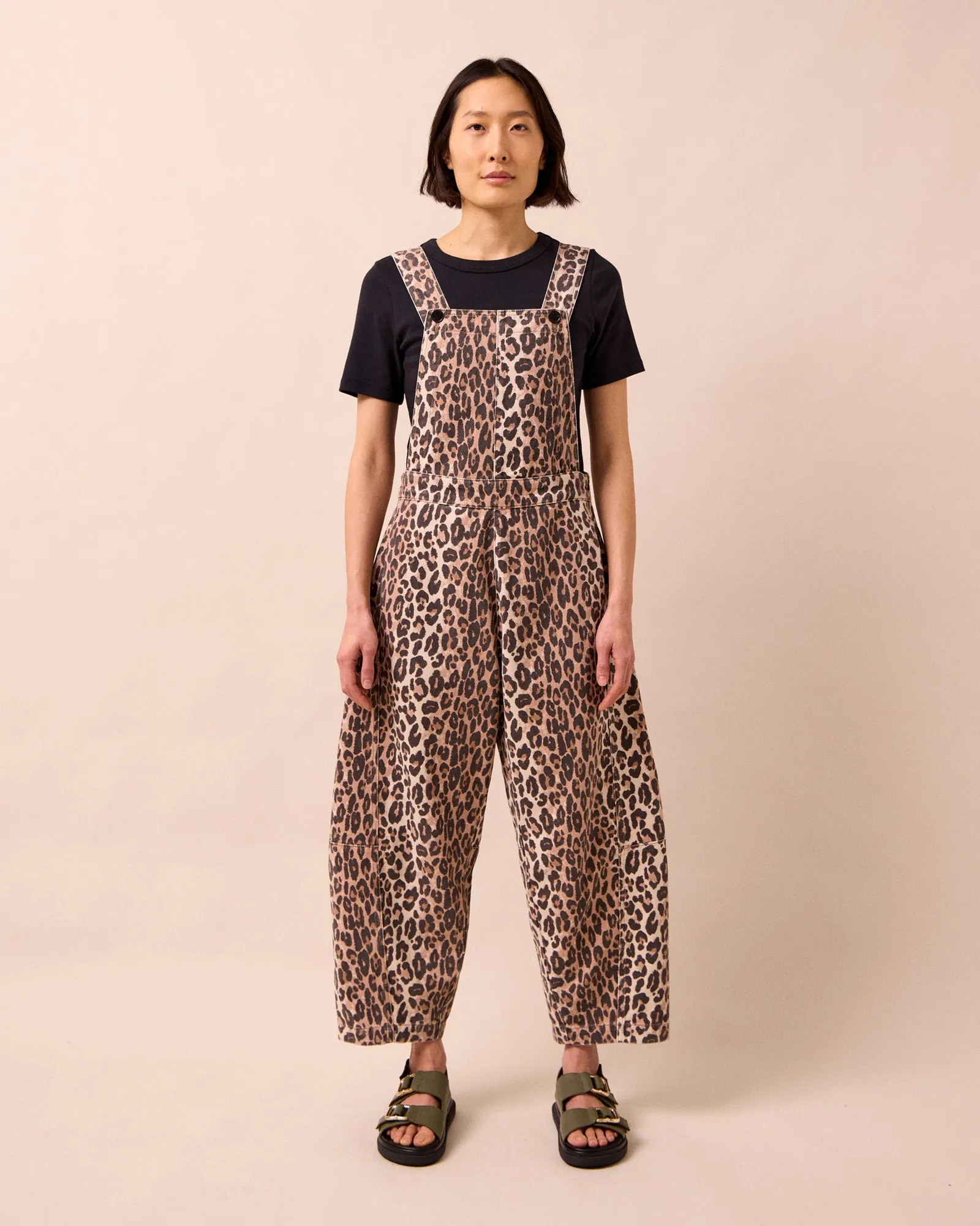 Gwynne Leopard Print Denim Jumpsuit sold by Beyond Nine product image thumbnail 3