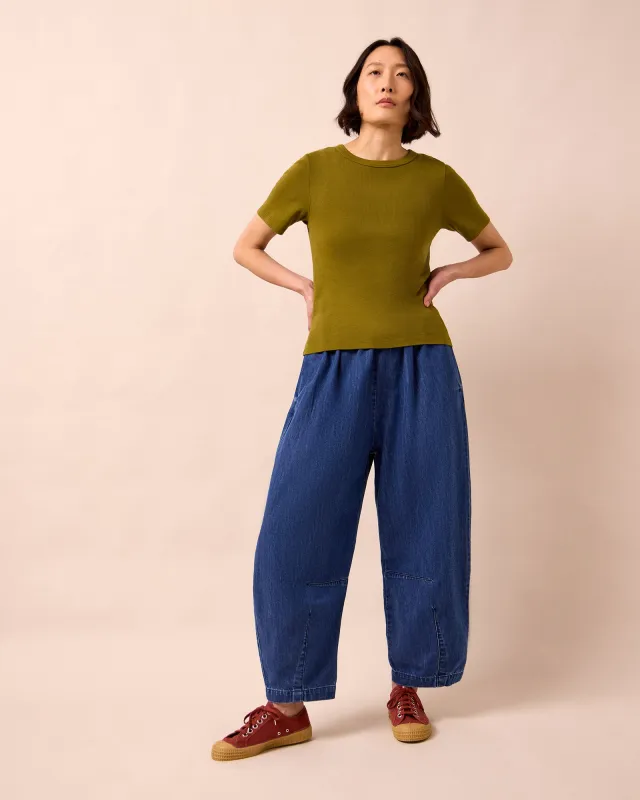 Daisy Mid Blue Light Weight Denim Jeans made by Beyond Nine