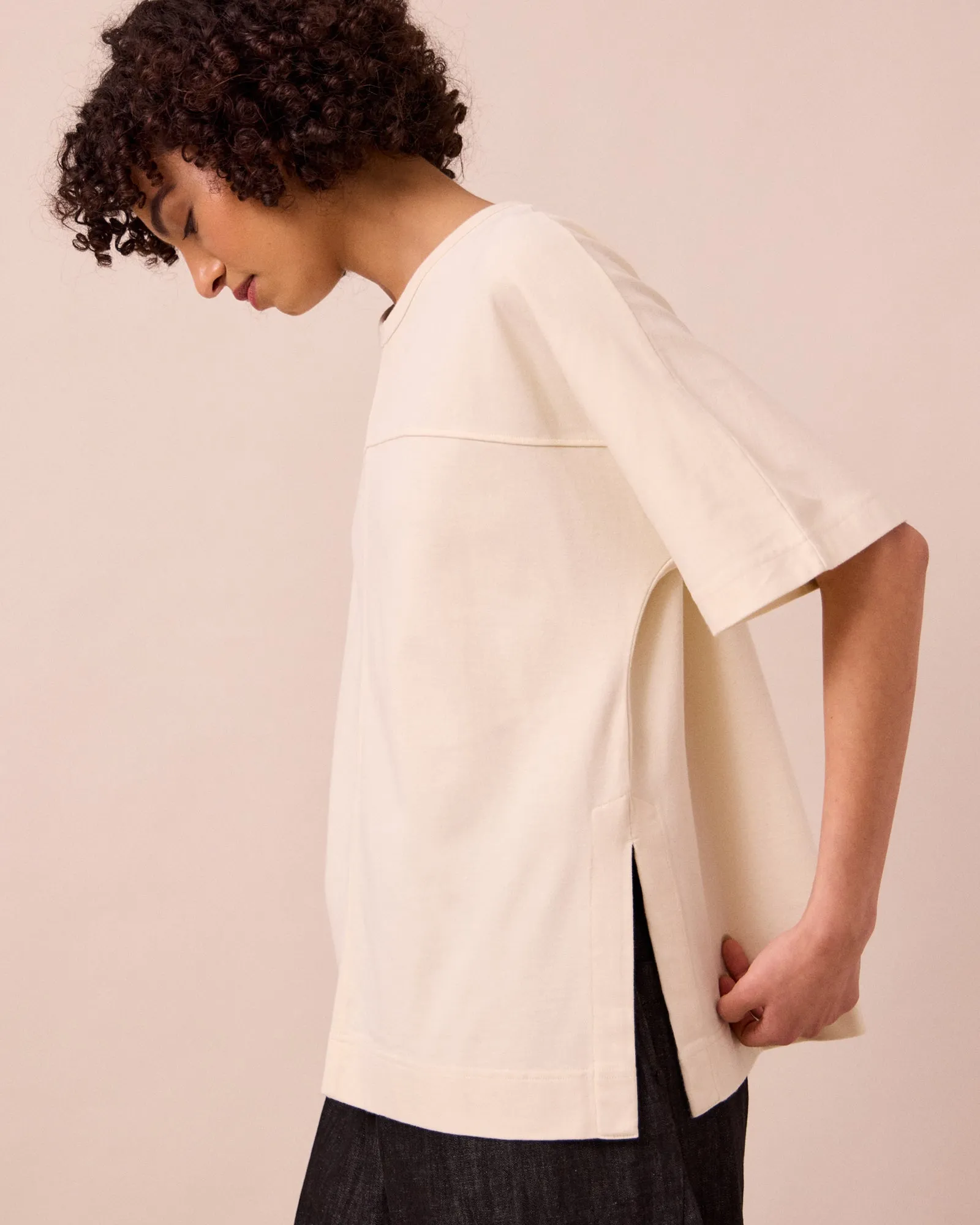 Irena Bone Jersey Top sold by Beyond Nine product image thumbnail 3