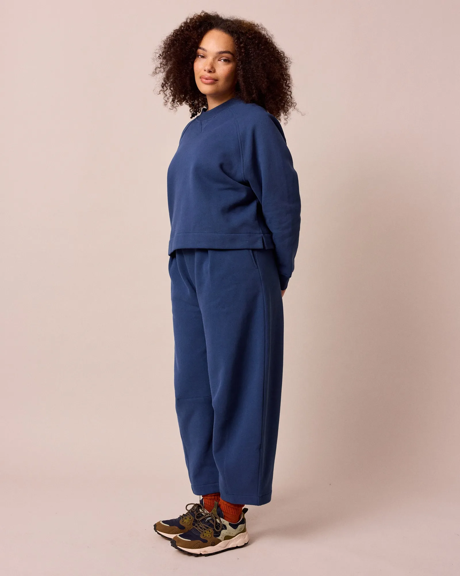 Daisy French Navy Fleece Joggers sold by Beyond Nine product image thumbnail 5
