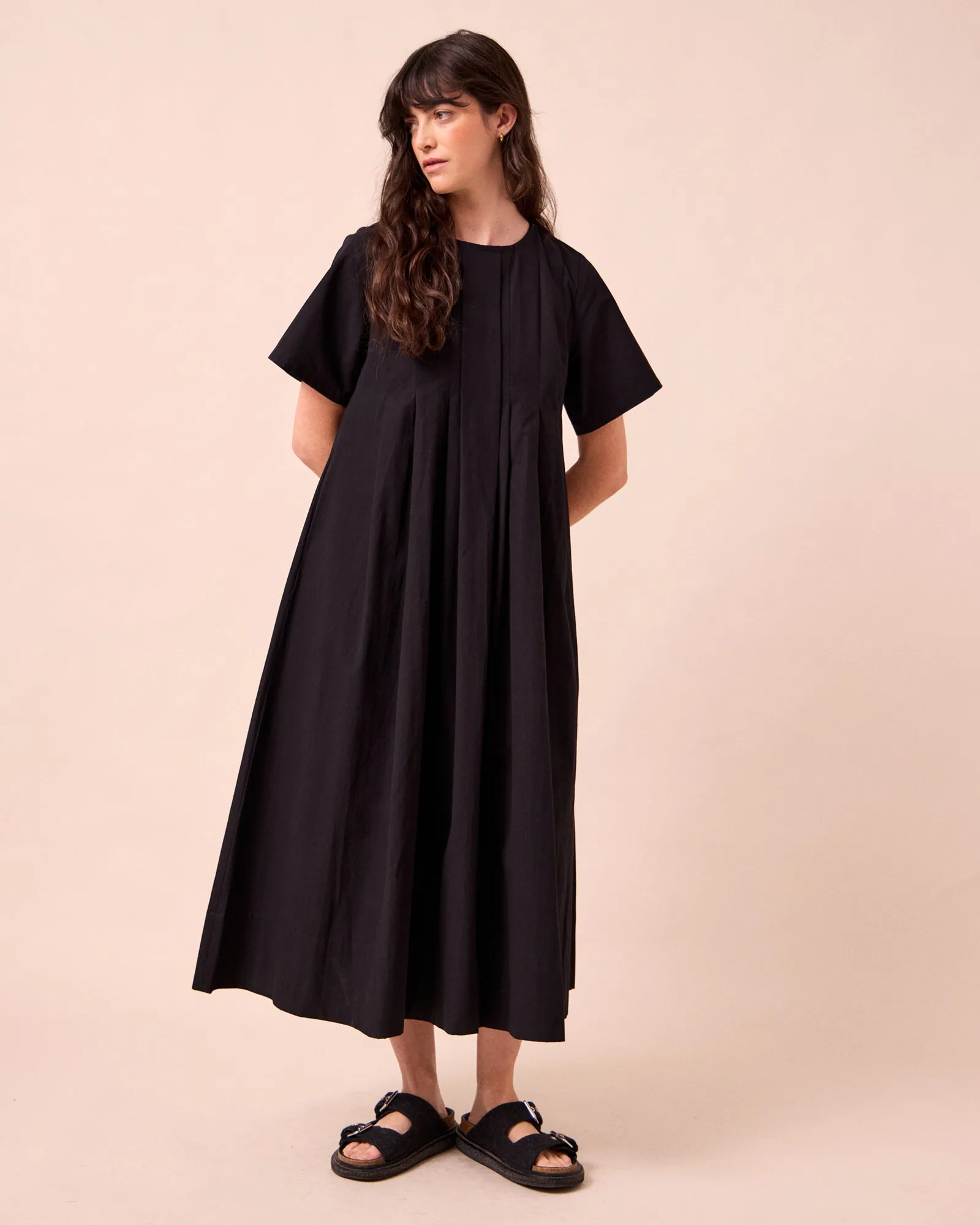 Mica Black Cotton Dress sold by Beyond Nine product image thumbnail 2