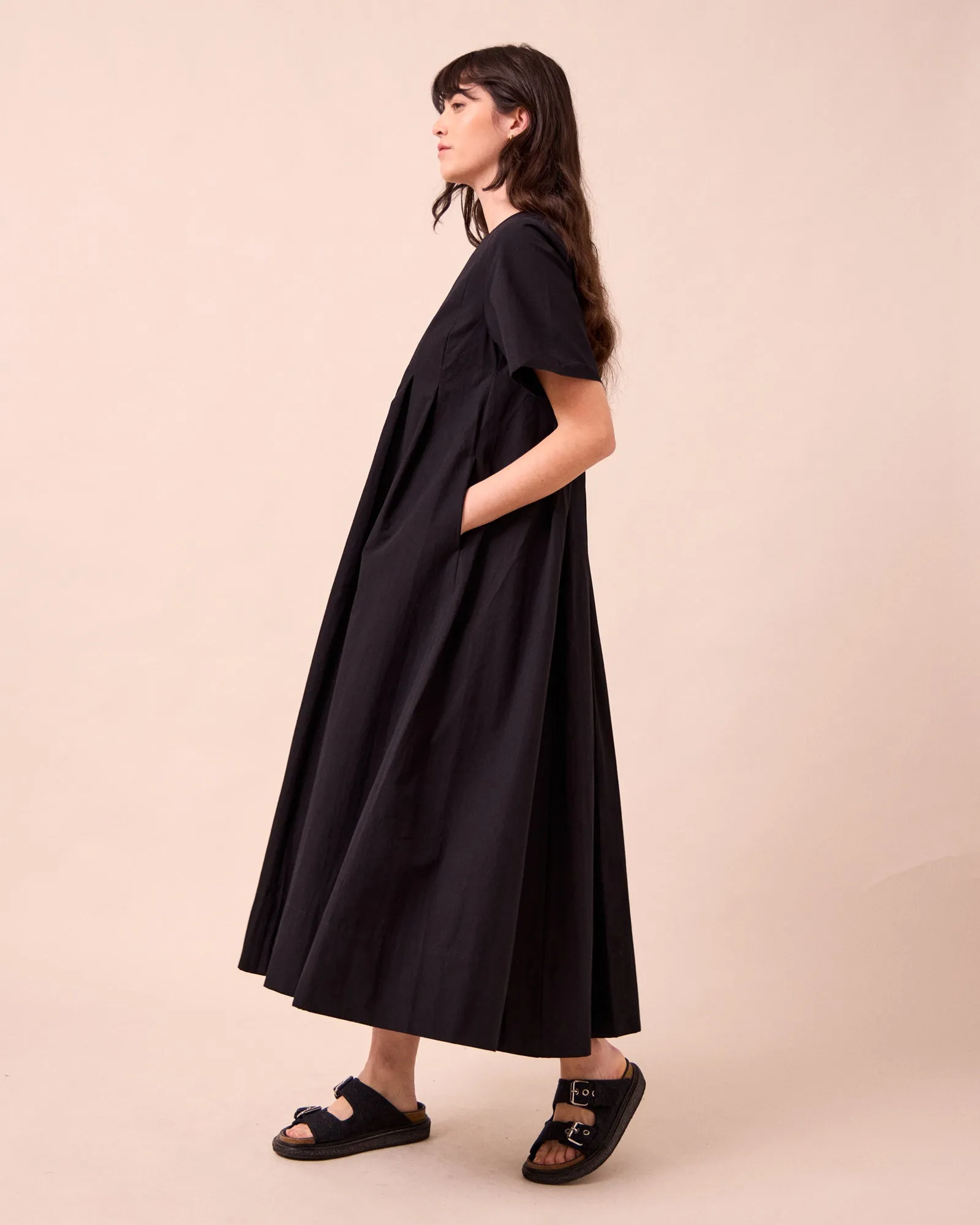 Mica Black Cotton Dress sold by Beyond Nine product image thumbnail 4