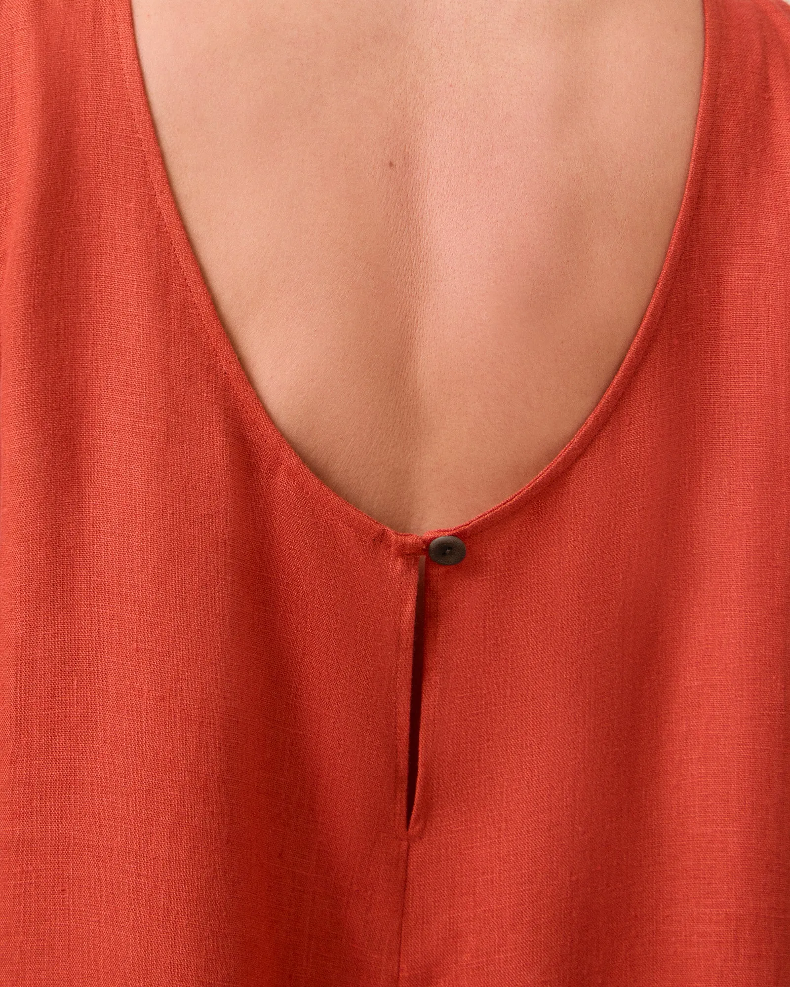 Vivienne Burnt Orange Linen Jumpsuit sold by Beyond Nine product image thumbnail 5