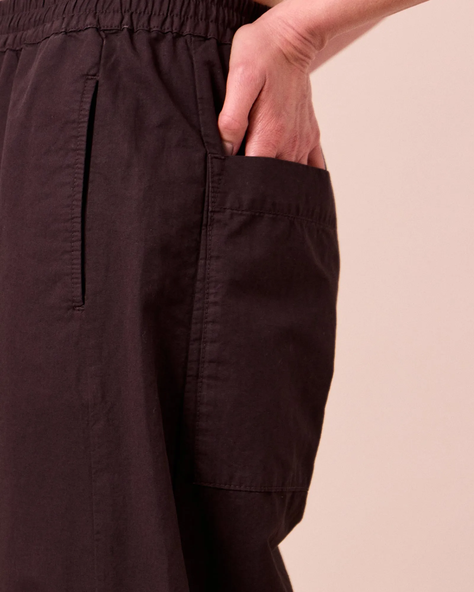 Logan Ganache Cotton Linen Trousers sold by Beyond Nine product image thumbnail 5