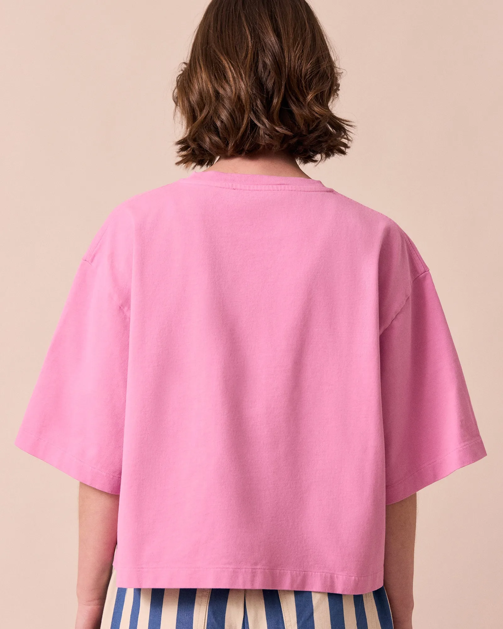 Nova Washed Pink Jersey Top sold by Beyond Nine product image thumbnail 4