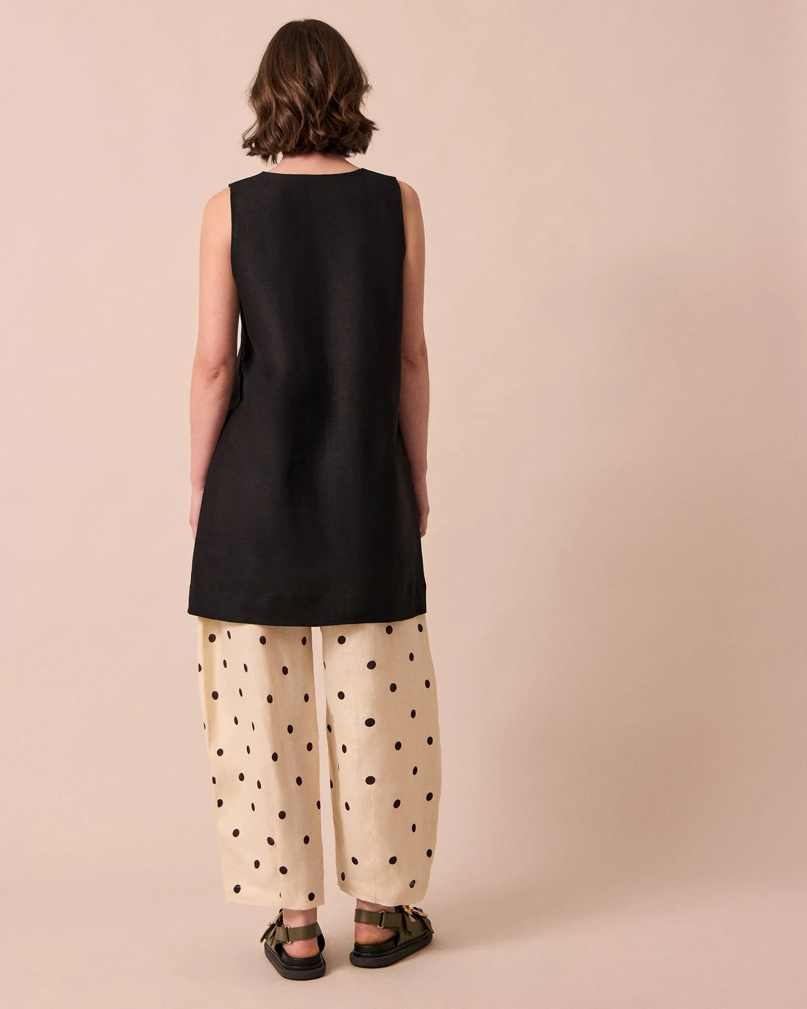 Reeta Black Linen Dress sold by Beyond Nine product image thumbnail 5